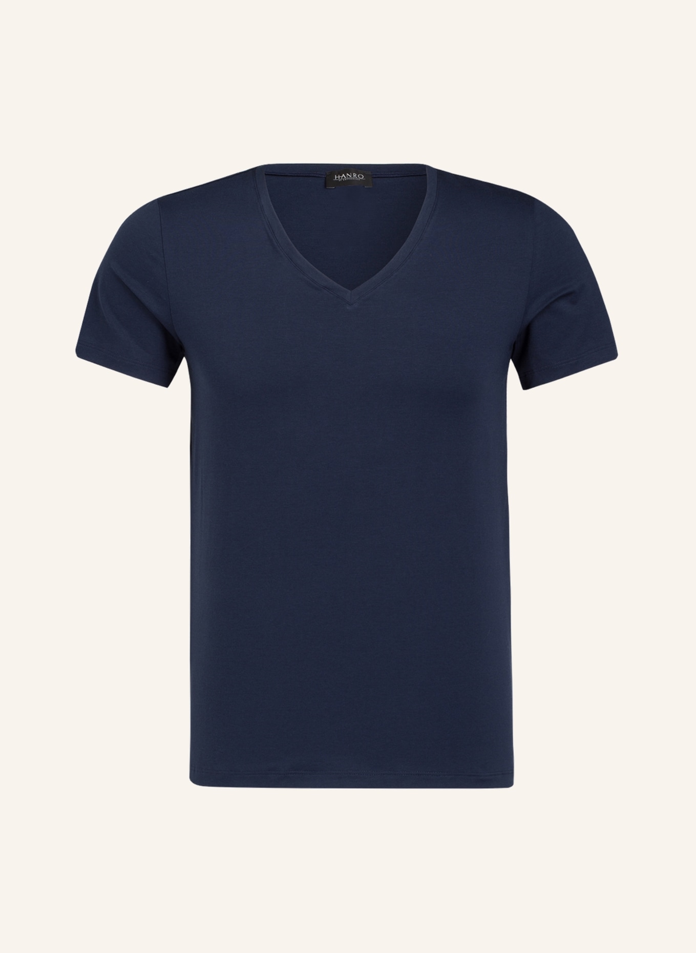 HANRO V-Shirt COTTON SUPERIOR, Farbe: NAVY (Bild 1)