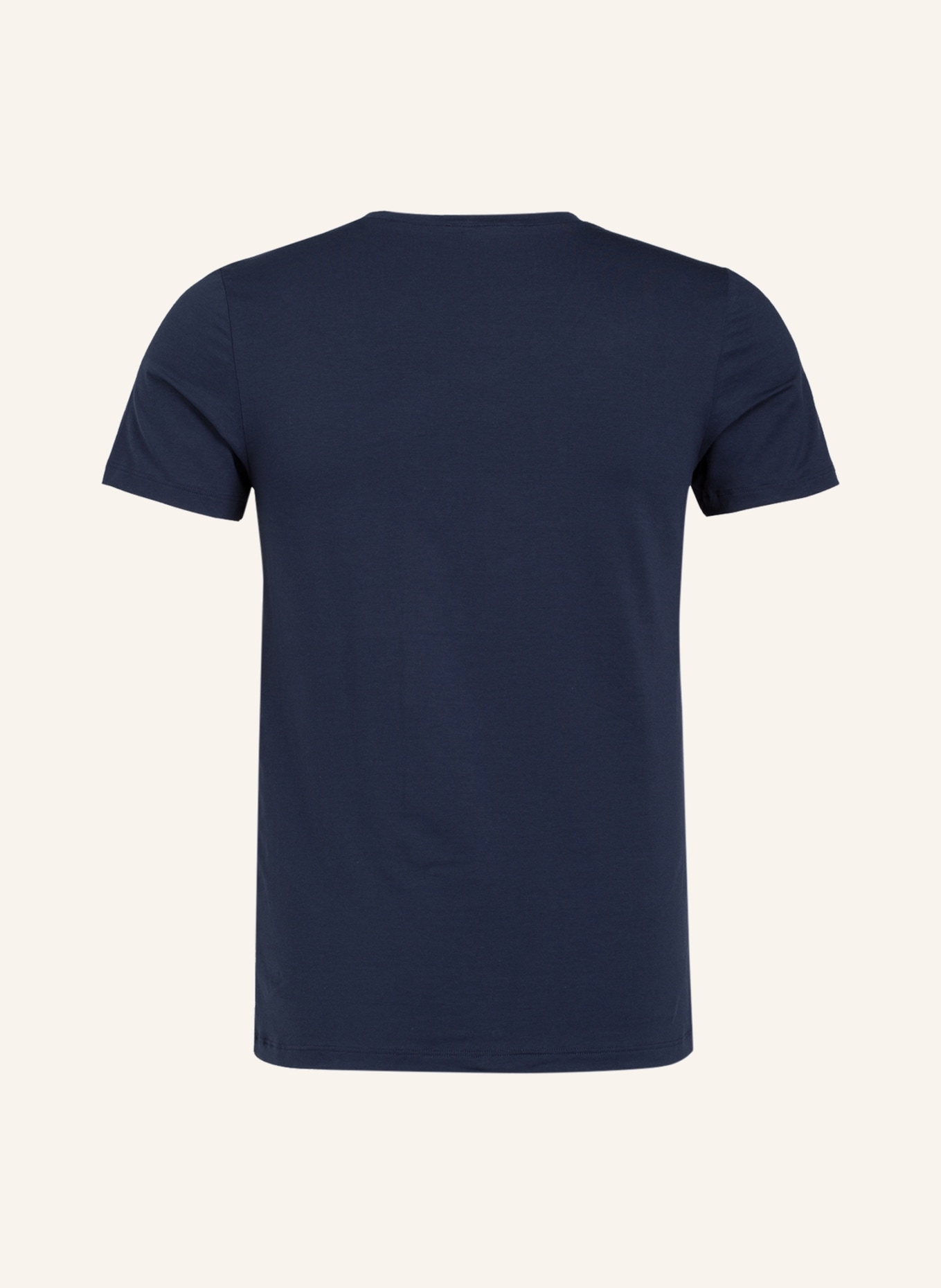 HANRO V-Shirt COTTON SUPERIOR, Farbe: NAVY (Bild 2)