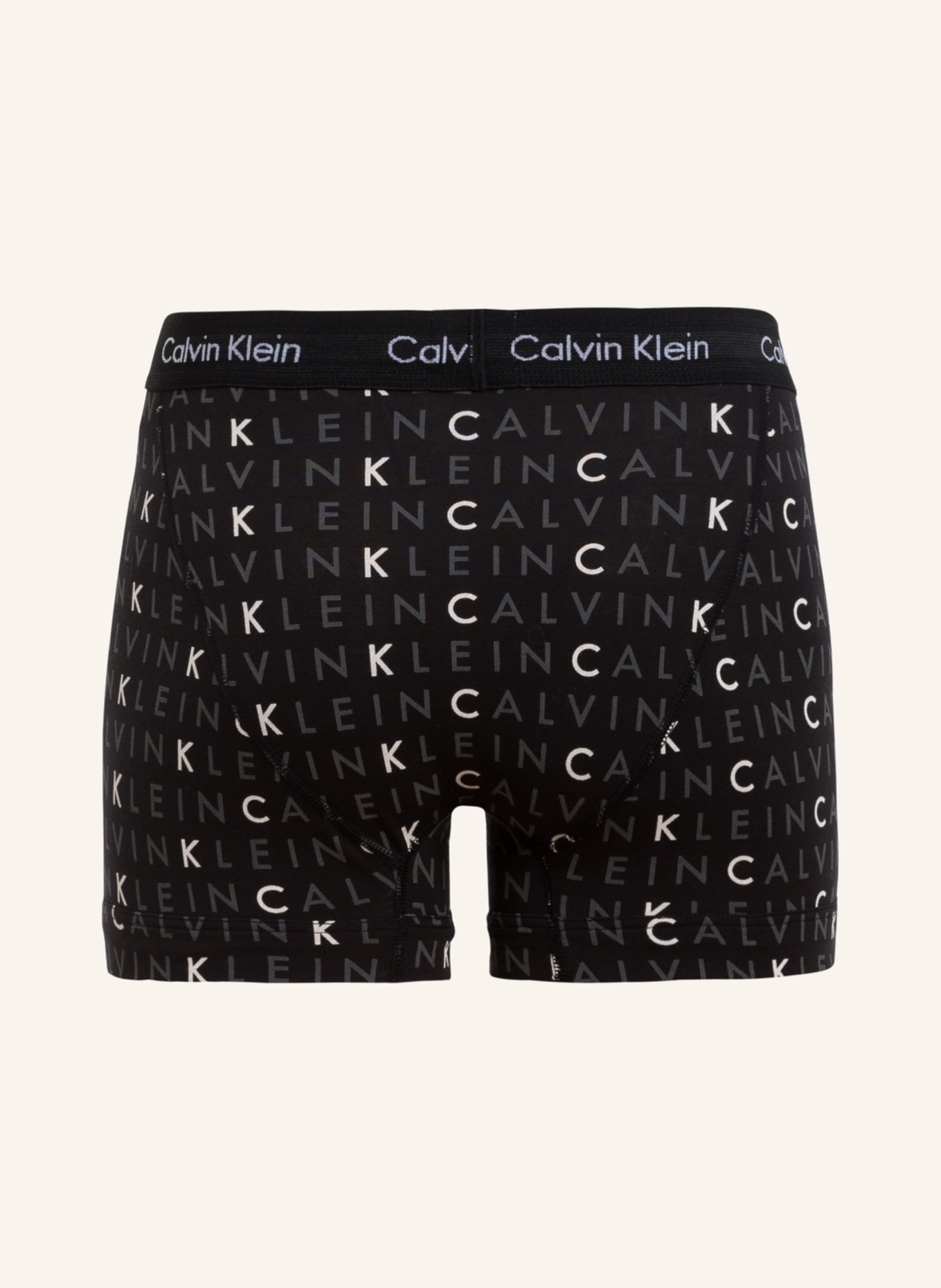Calvin Klein 3er-Pack Boxershorts COTTON STRETCH , Farbe: SCHWARZ/ GRAU MELIERT (Bild 2)