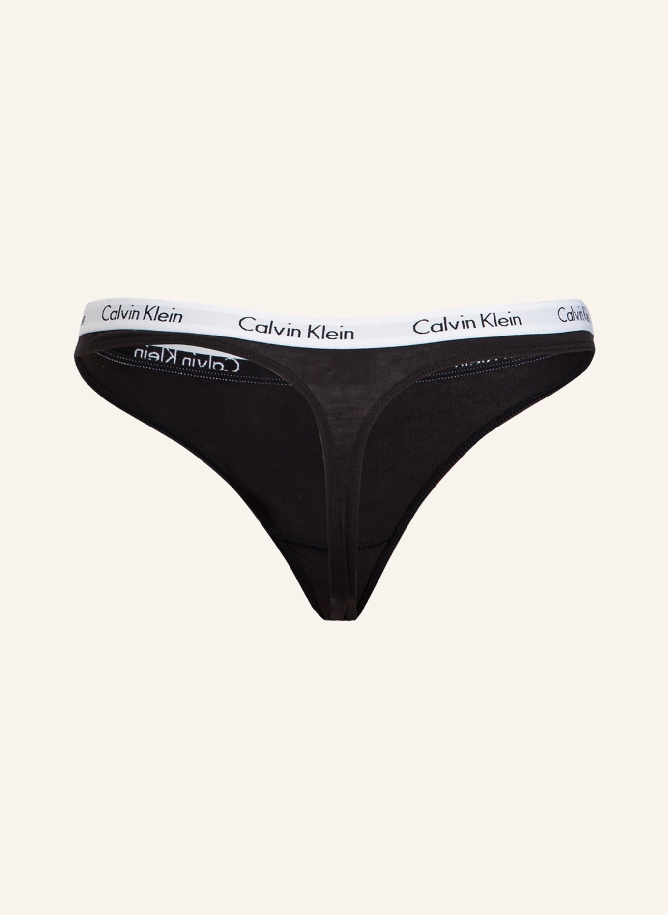 Calvin Klein 3er-Pack Strings CAROUSEL, Farbe: SCHWARZ (Bild 2)