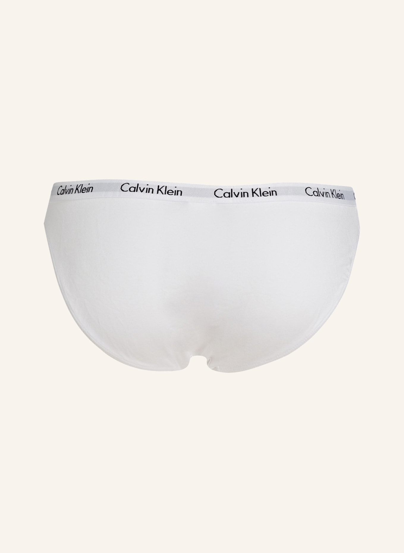 Calvin Klein 3er-Pack Slips CAROUSEL, Farbe: SCHWARZ/ GRAU/ WEISS (Bild 2)
