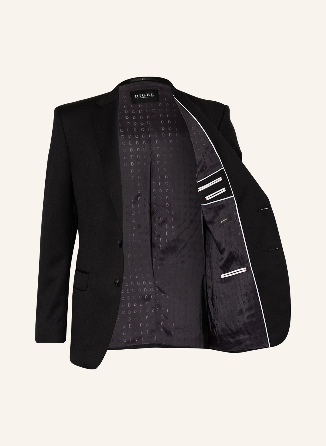 DIGEL Suit jacket DUNCAN regular fit, Color: 10 SCHWARZ (Image 6)