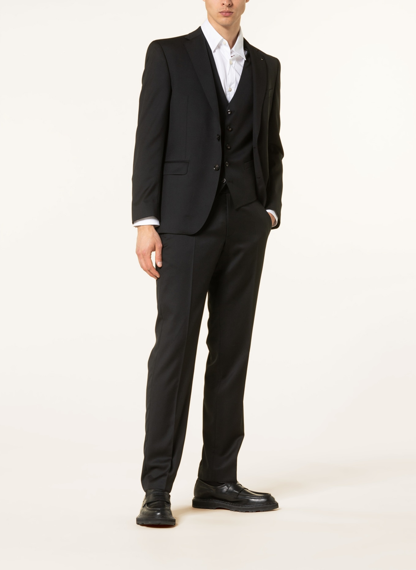 DIGEL Anzughose PER Regular Fit, Farbe: 10 SCHWARZ (Bild 2)