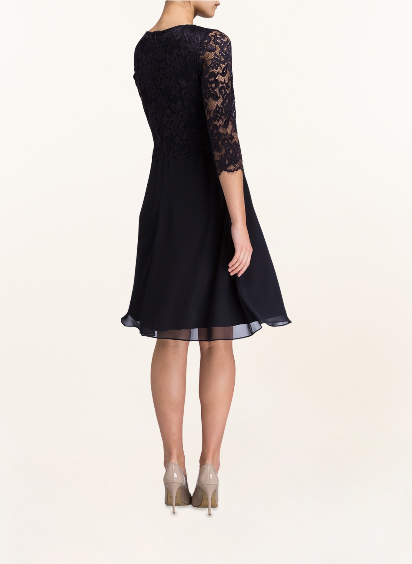 Vera Mont Cocktail dress with 3/4 sleeves, Color: DARK BLUE (Image 3)