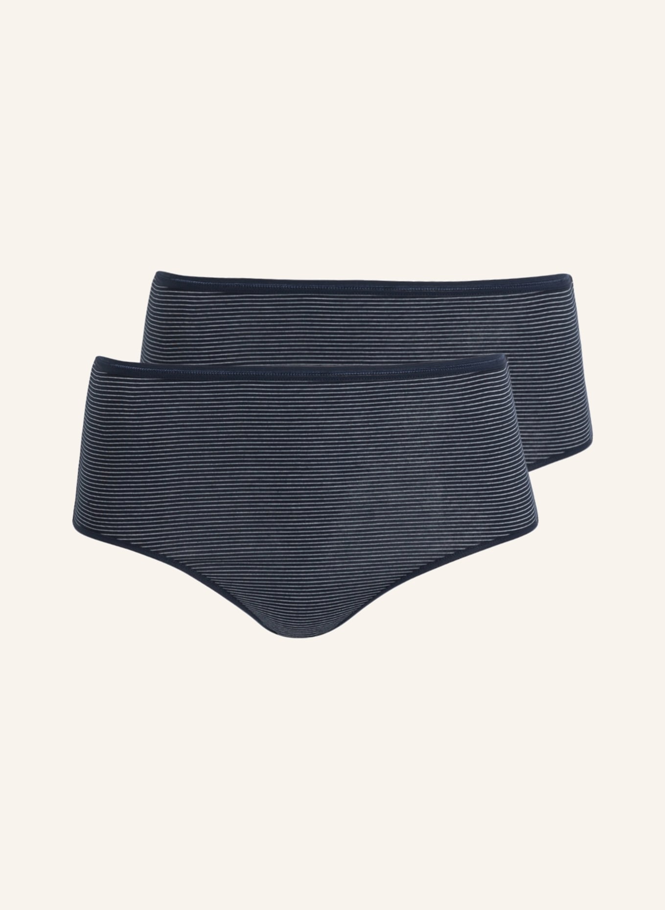 SCHIESSER 2er-Pack Panties MODAL ESSENTIALS, Farbe: DUNKELBLAU/ WEISS (Bild 1)