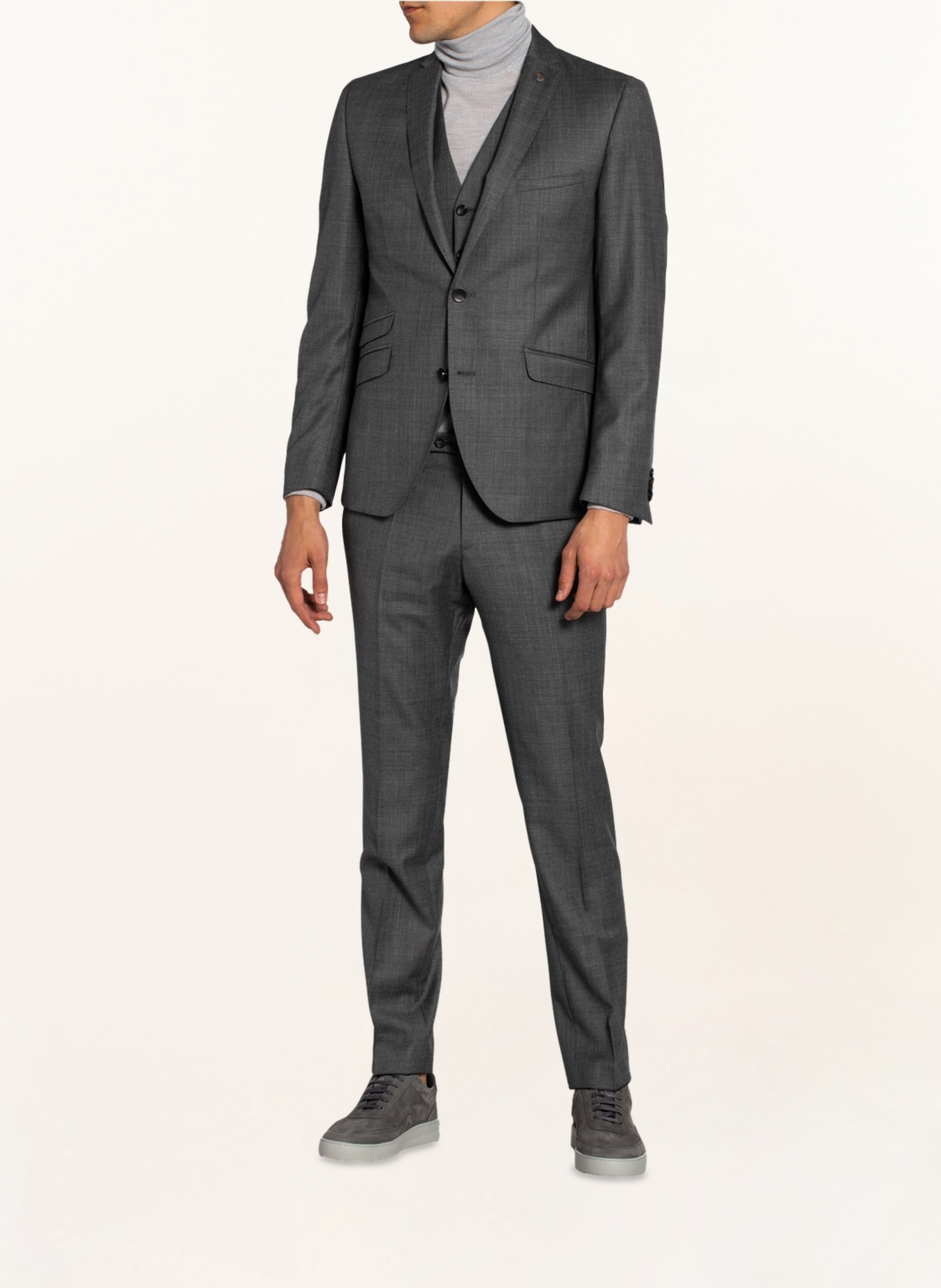 CG - CLUB of GENTS Suit jacket CAMDEN slim fit, Color: 81 grau hell (Image 2)