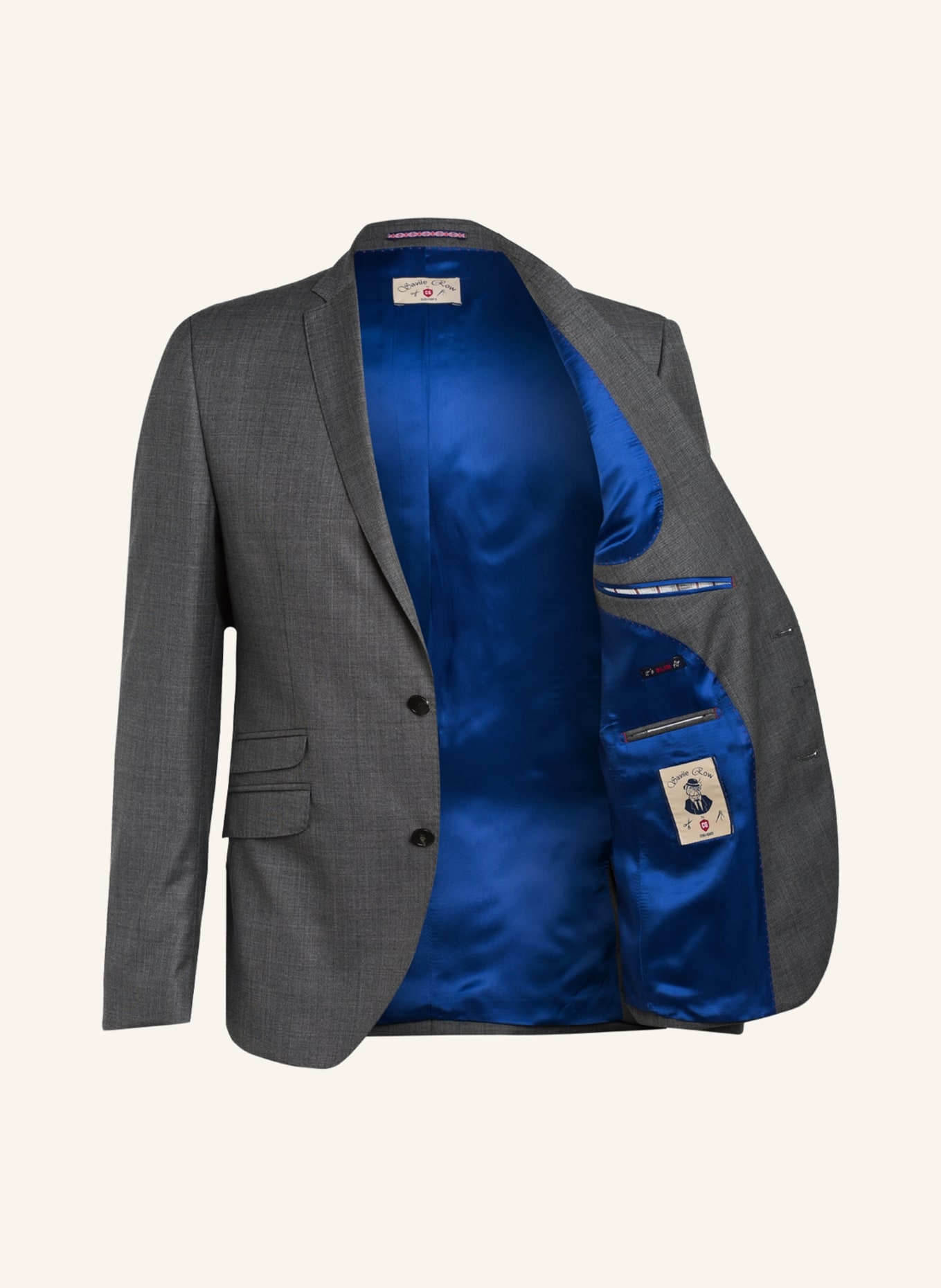 CG - CLUB of GENTS Suit jacket CAMDEN slim fit, Color: 81 grau hell (Image 4)