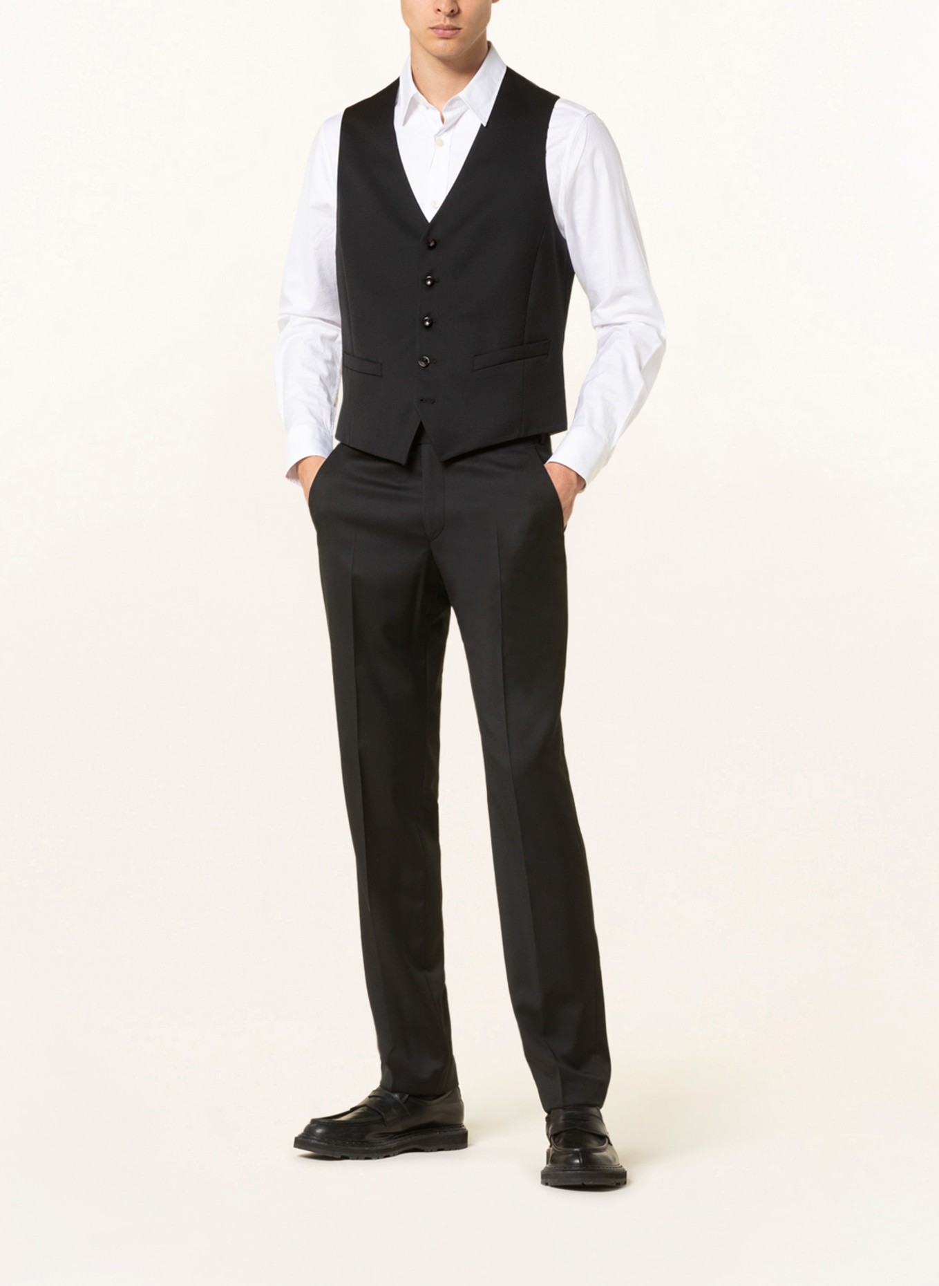 DIGEL Suit vest DAN modern fit, Color: 10 SCHWARZ (Image 3)