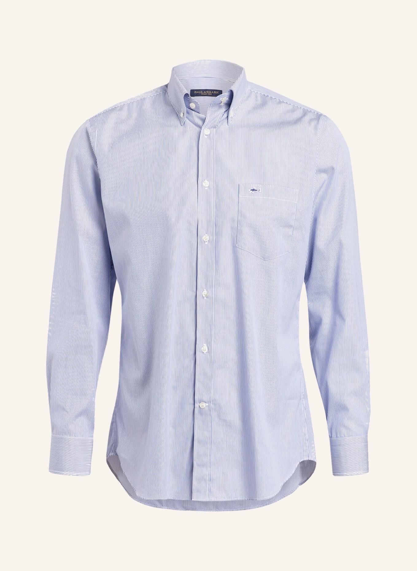 PAUL & SHARK Shirt regular fit, Color: LIGHT BLUE/ WHITE (Image 1)