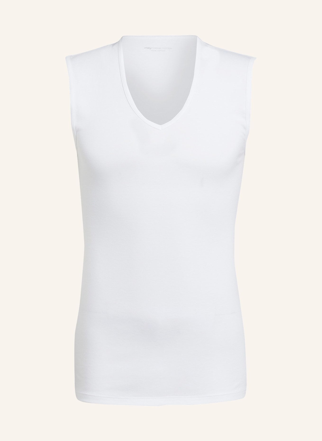 mey Undershirt CASUAL COTTON, Color: WHITE (Image 1)