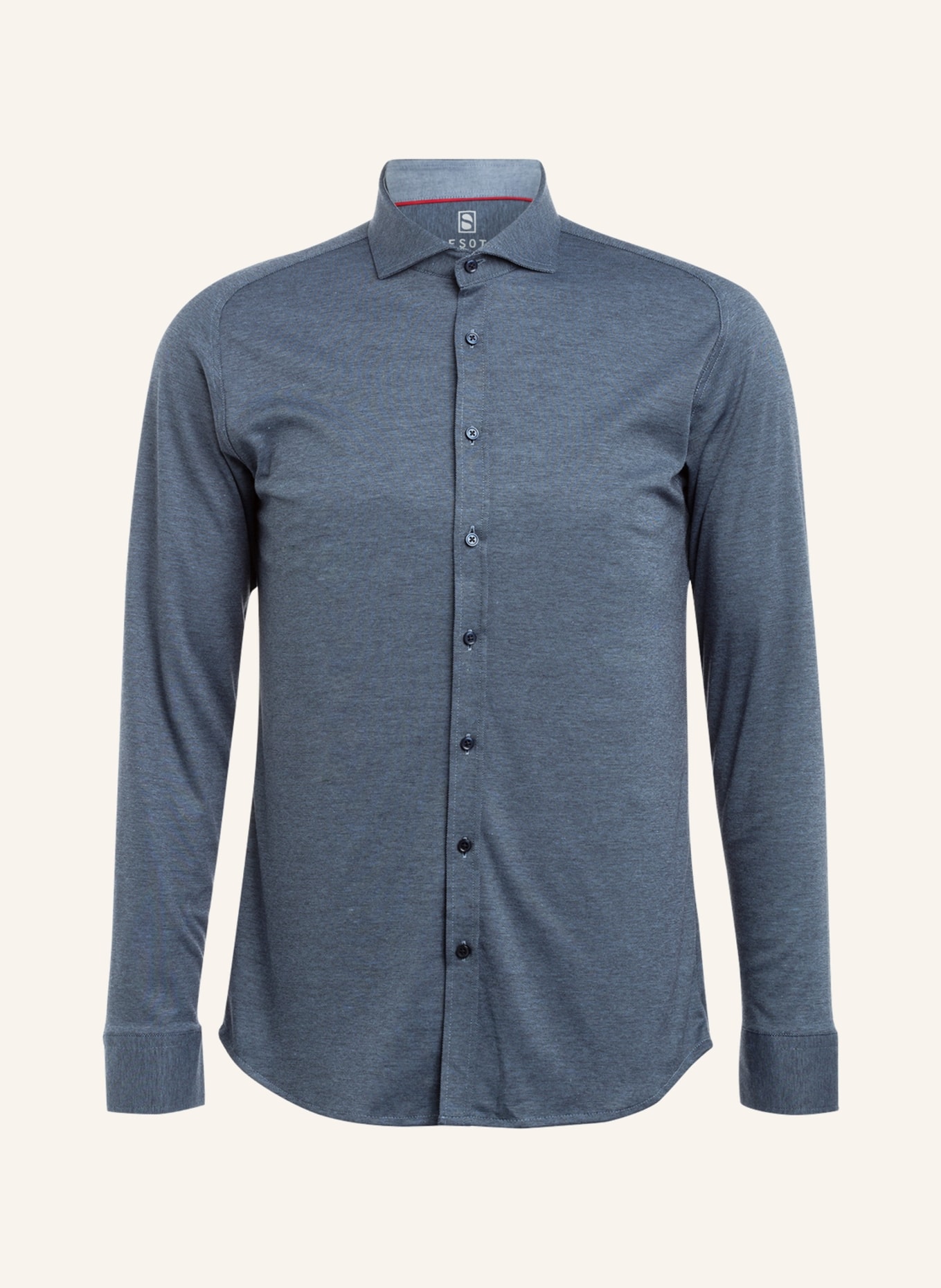DESOTO Jerseyhemd Slim Fit, Farbe: BLAUGRAU (Bild 1)