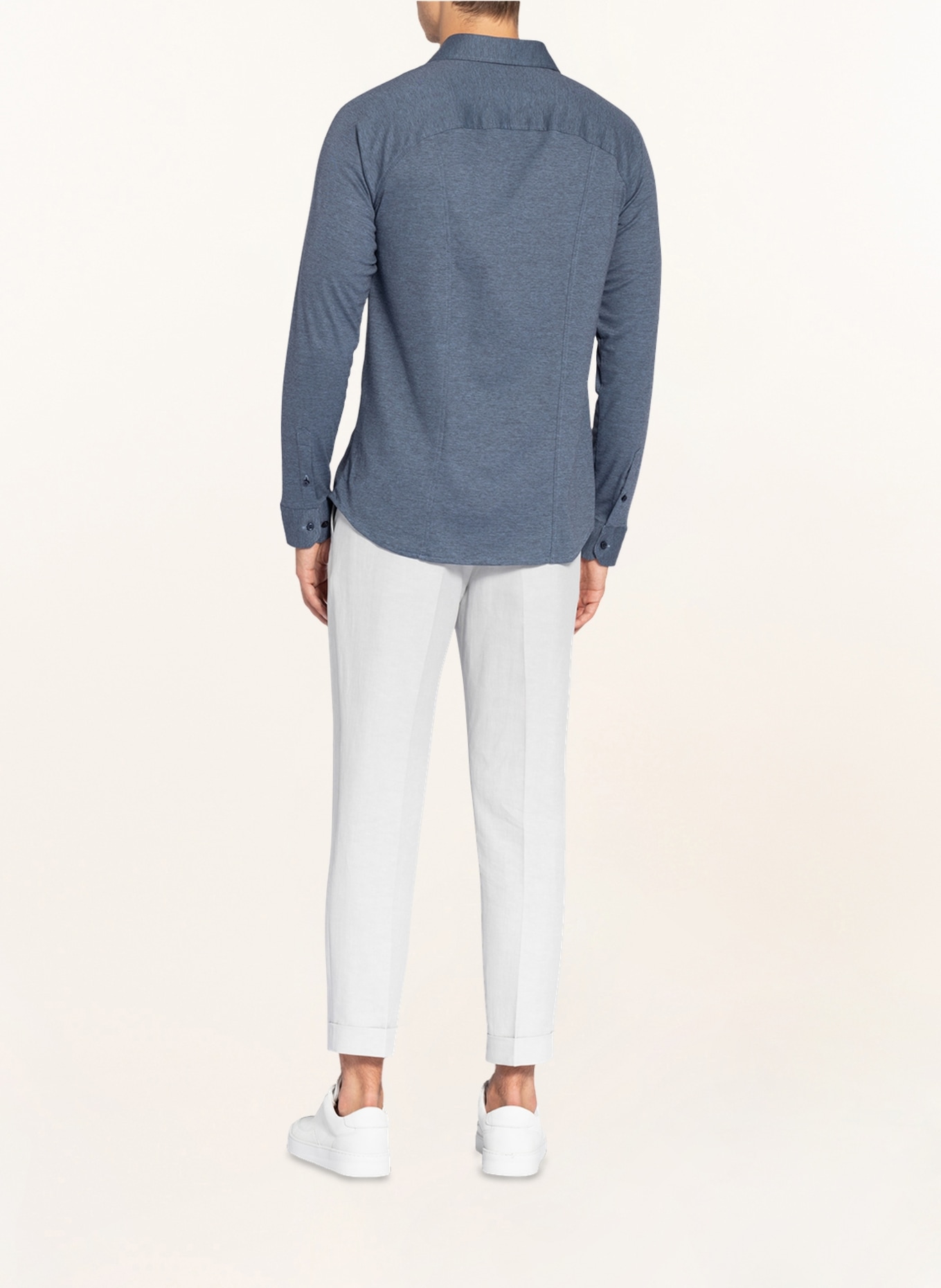 DESOTO Jerseyhemd Slim Fit, Farbe: BLAUGRAU (Bild 3)