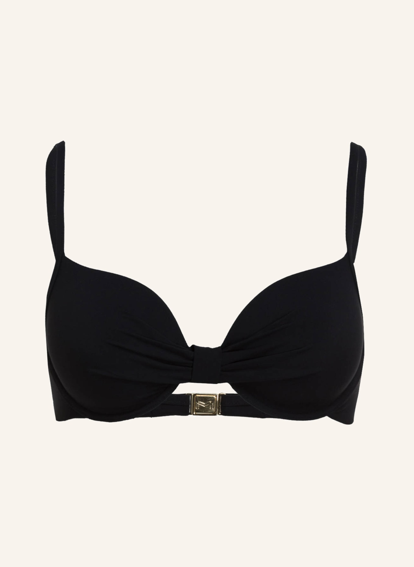 MARYAN MEHLHORN Underwired bikini top SOLIDS, Color: BLACK (Image 1)