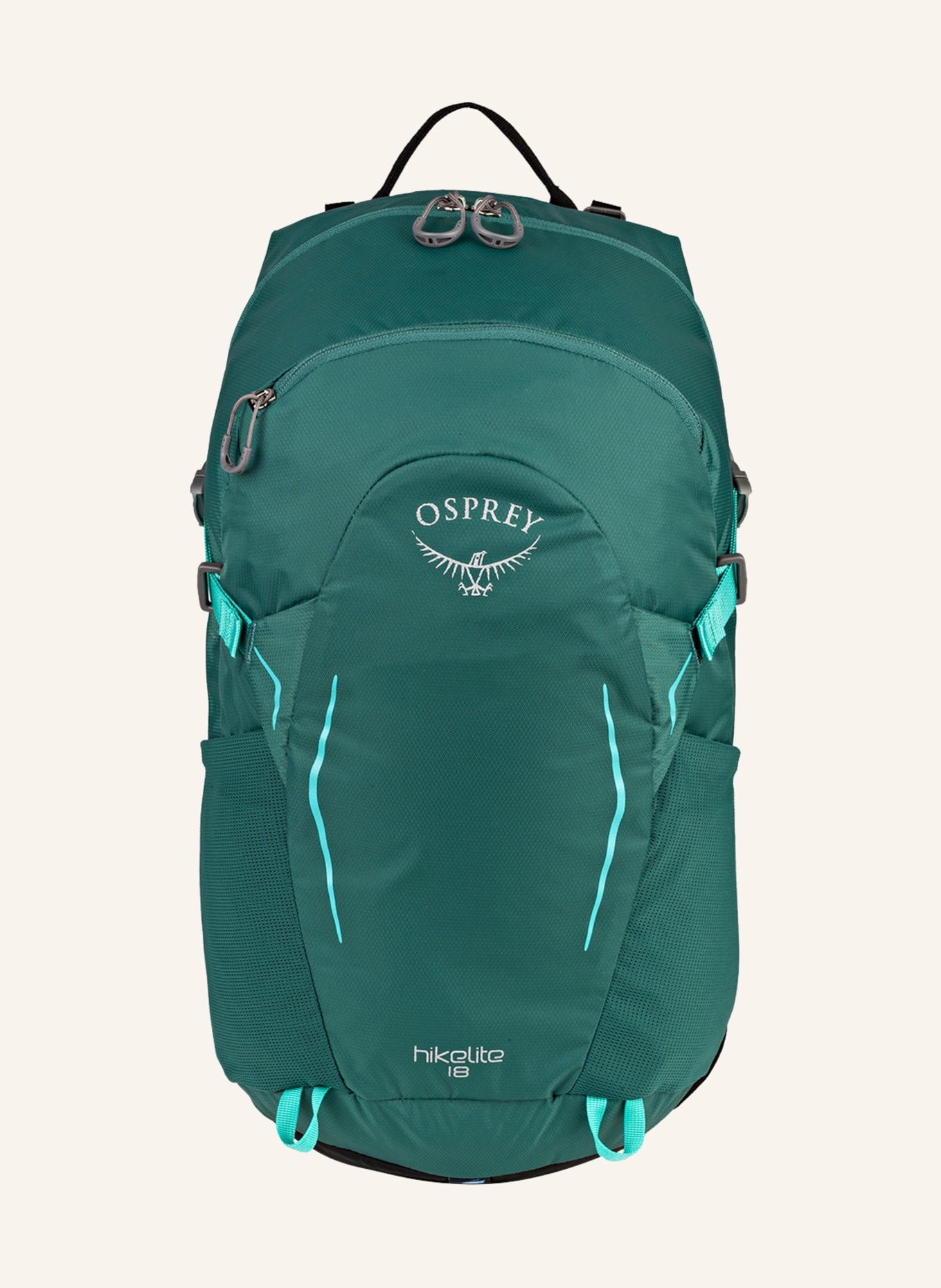 OSPREY Backpack HIKELITE 18 l, Color: GREEN (Image 1)