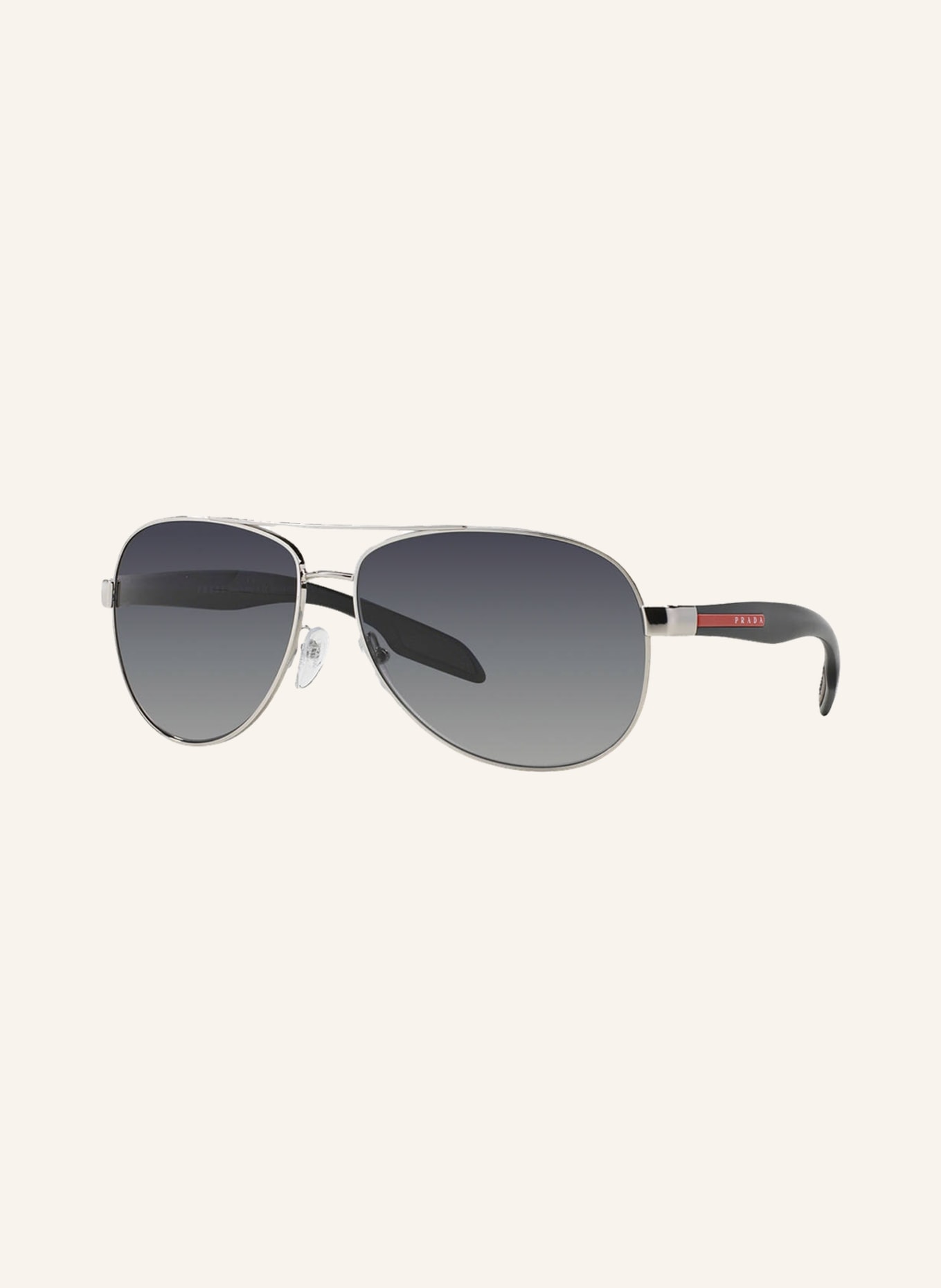 PRADA LINEA ROSSA Sunglasses SPS53P, Color: 1BC5W1 - SILVER/GRAY GRADIENT (Image 1)