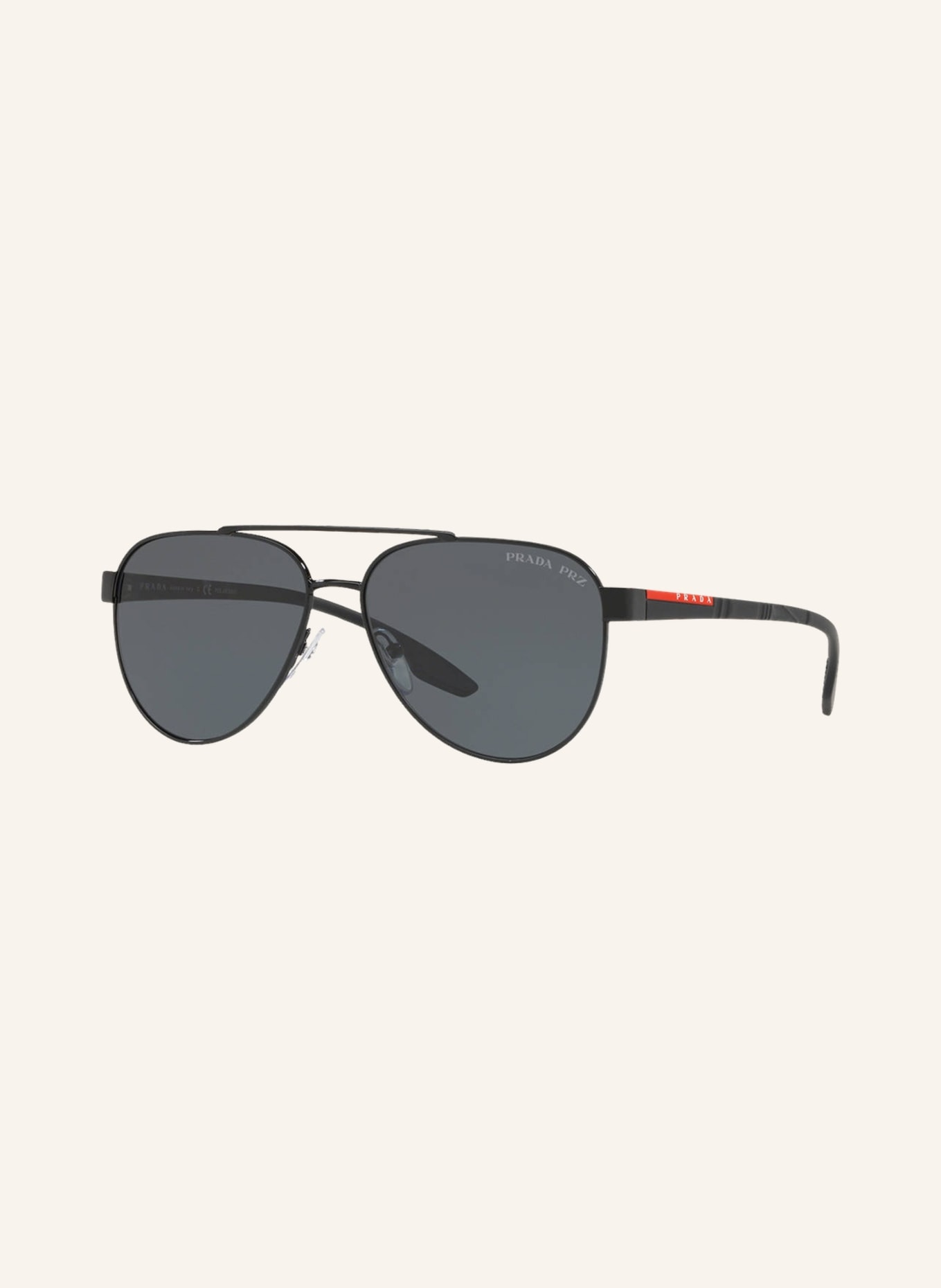 PRADA LINEA ROSSA Sunglasses PS 54TS, Color: 1AB5Z1 - BLACK/ GRAY POLARIZED (Image 1)