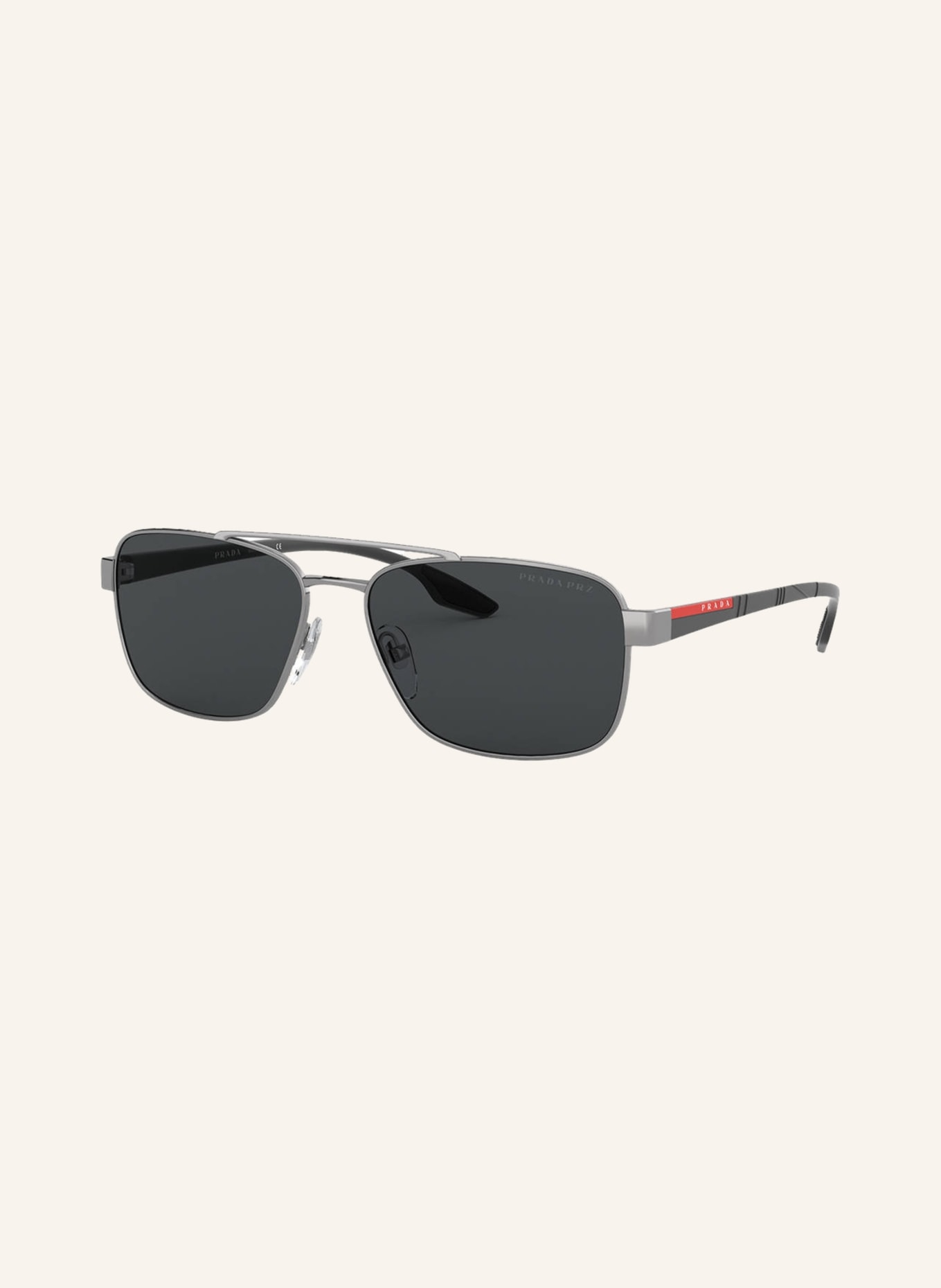 PRADA LINEA ROSSA Sunglasses PS 51US, Color: 5AV5Z1 - GRAY/ GRAY (Image 1)