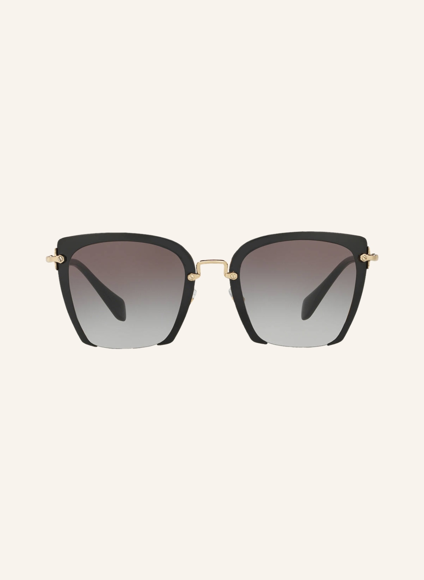 MIU MIU Sunglasses MU 52RS, Color: 1AB0A7 - BLACK/ GRAY GRADIENT (Image 2)