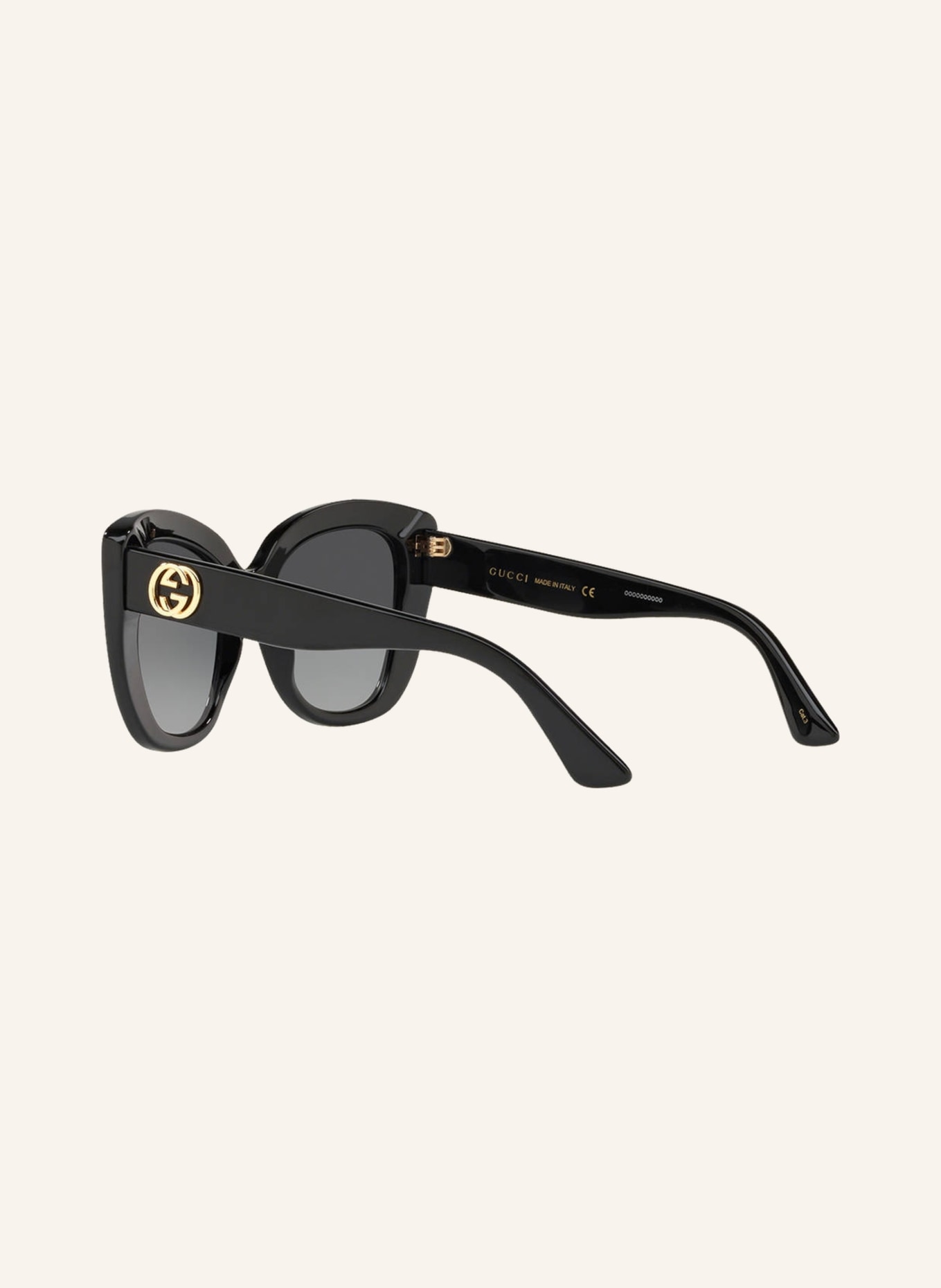 GUCCI Sunglasses GC001150, Color: 1330L3 - BLACK SHINY (Image 4)