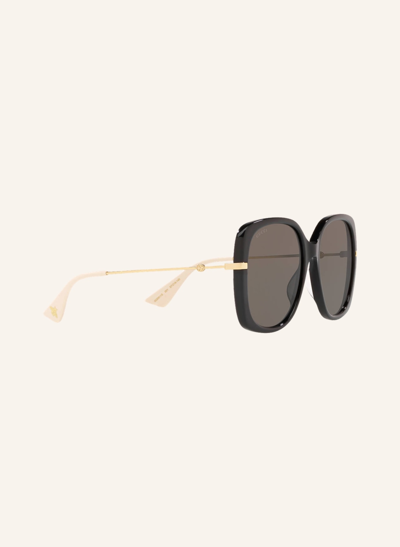 GUCCI Sunglasses GC001231, Color: 1330L1 - BLACK/ BROWN (Image 3)