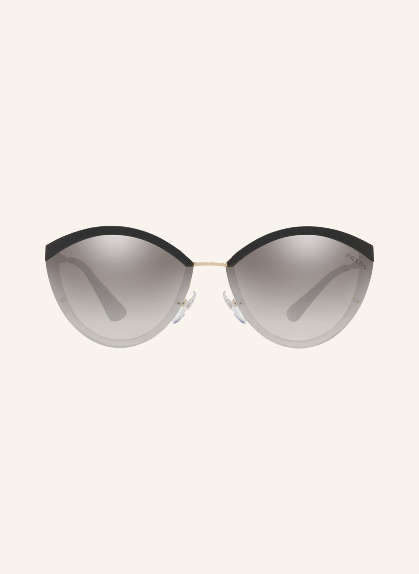 Prada women's oval 64mm sunglasses hotsell