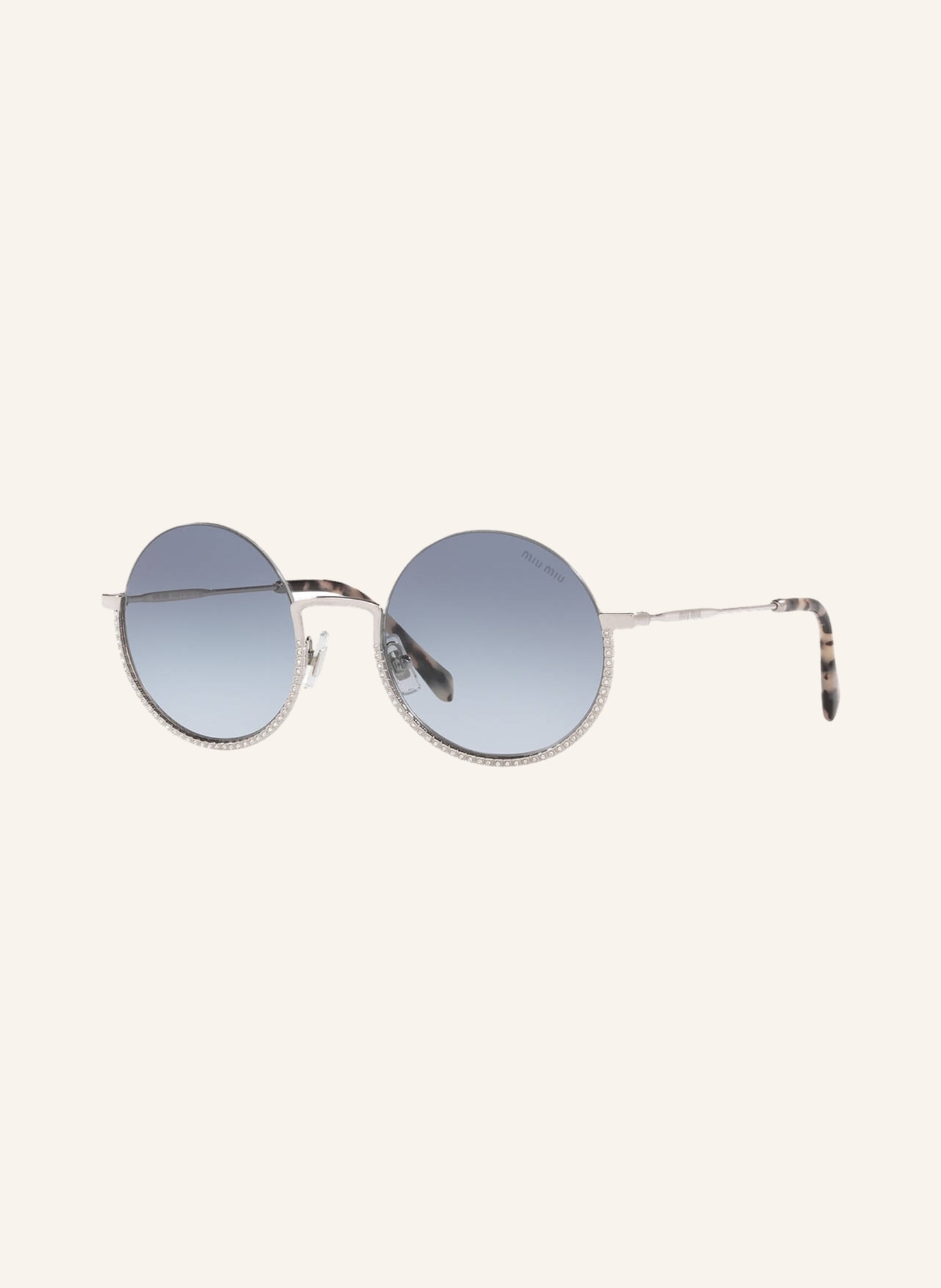 MIU MIU Sunglasses MU 69US, Color: 1BC4R2 - SILVER/BLUE GRADIENT (Image 1)