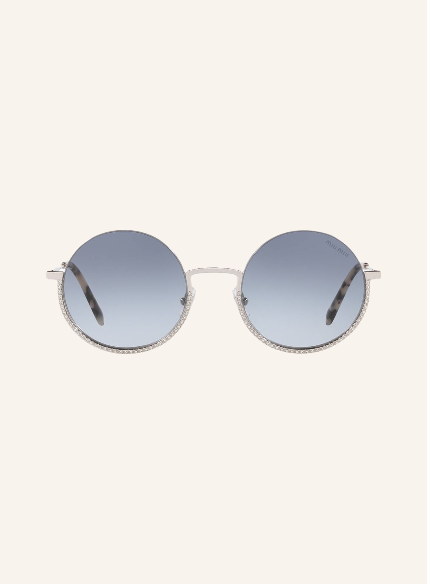 MIU MIU Sunglasses MU 69US, Color: 1BC4R2 - SILVER/BLUE GRADIENT (Image 2)
