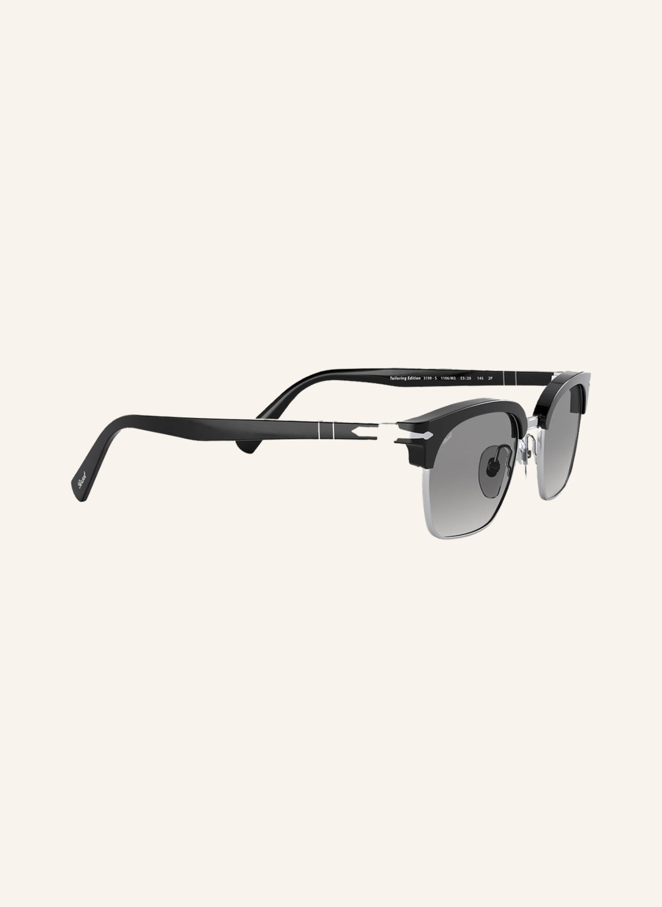Persol Sunglasses PO3199S: 1106M3 - SILVER/ GRAY GRADIENT