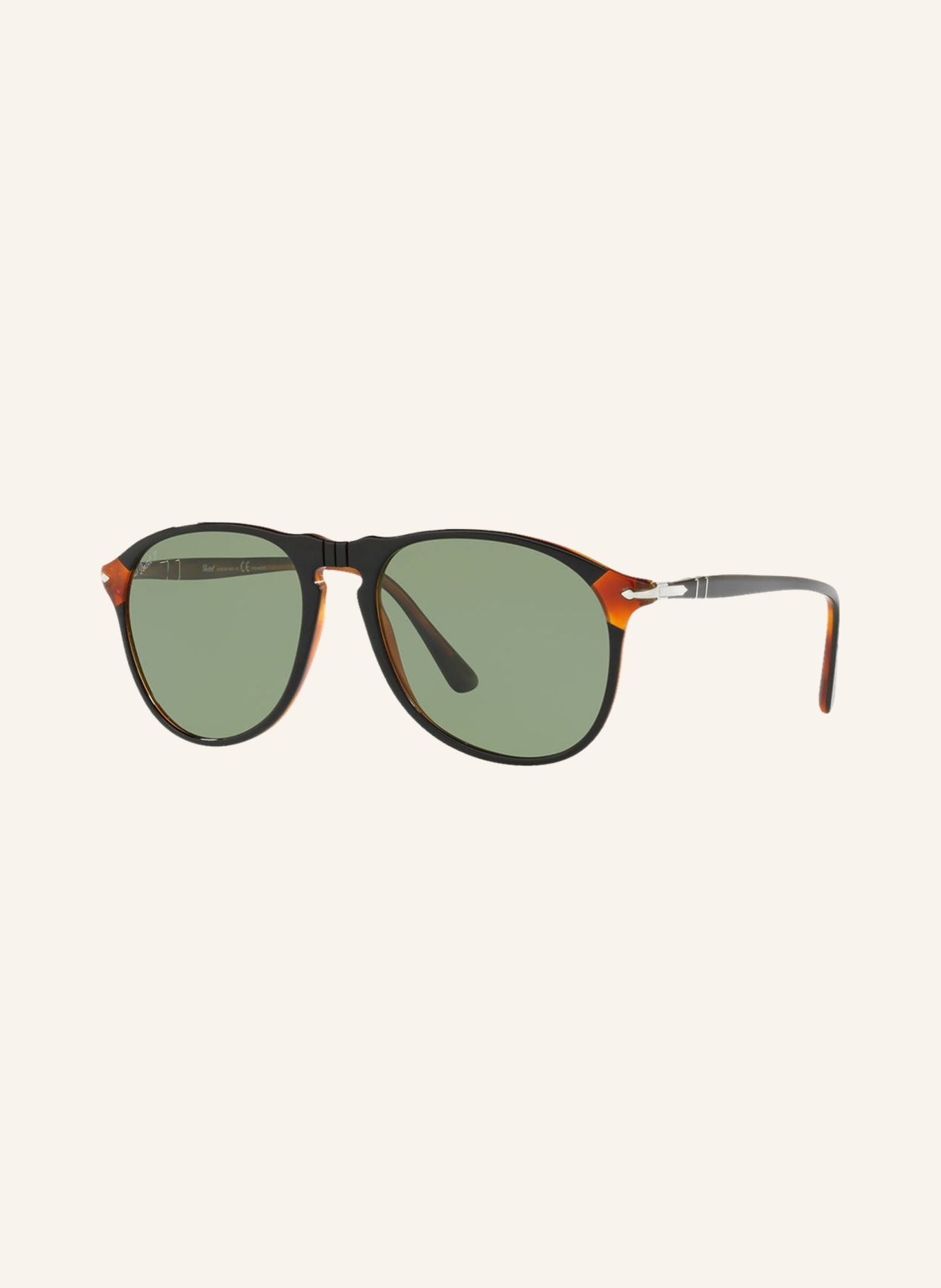 Persol Sunglasses PO6649SM, Color: 1096P1 - HAVANA/GREEN POLARIZED (Image 1)