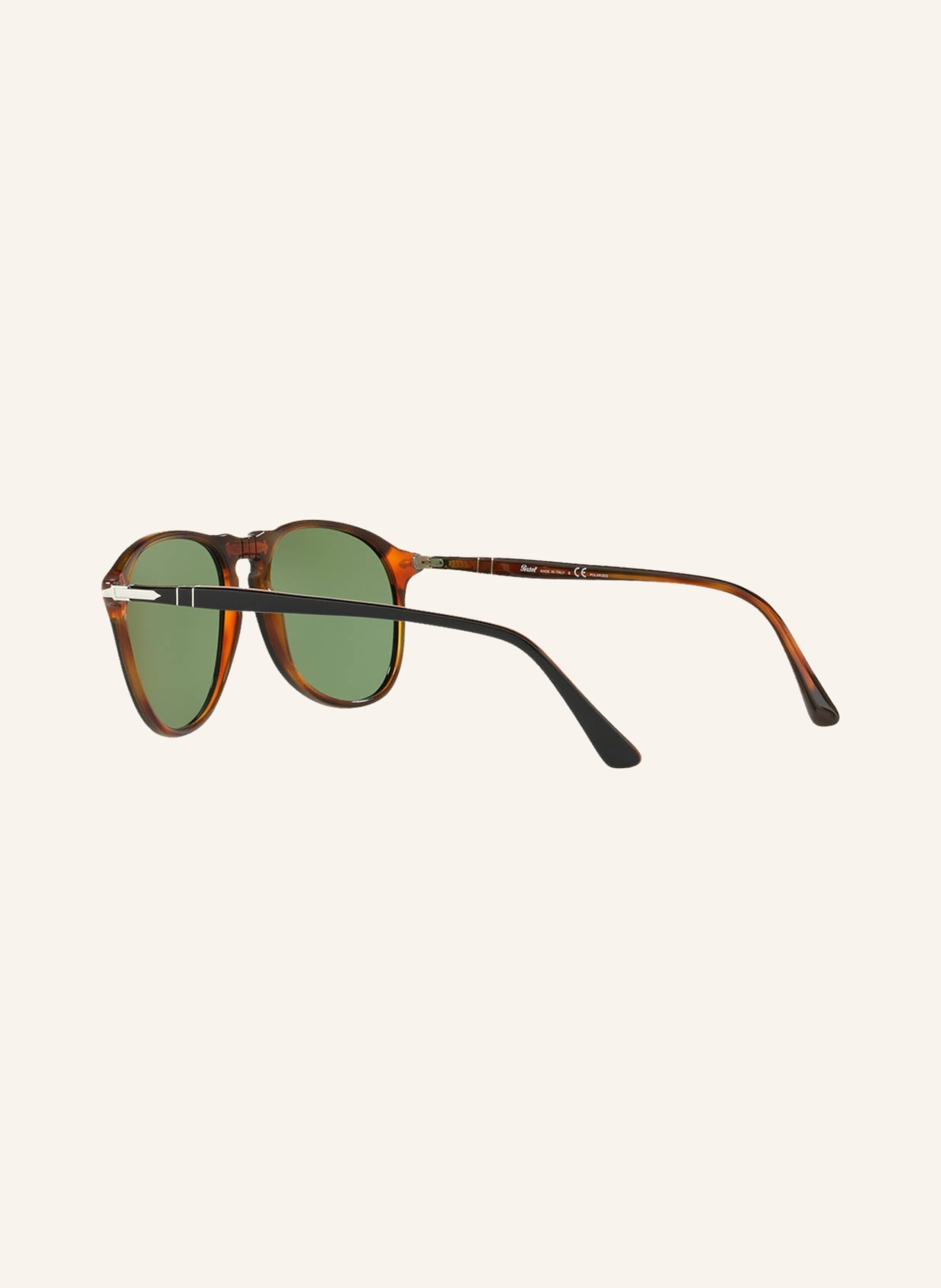 Persol Sunglasses PO6649SM, Color: 1096P1 - HAVANA/GREEN POLARIZED (Image 4)
