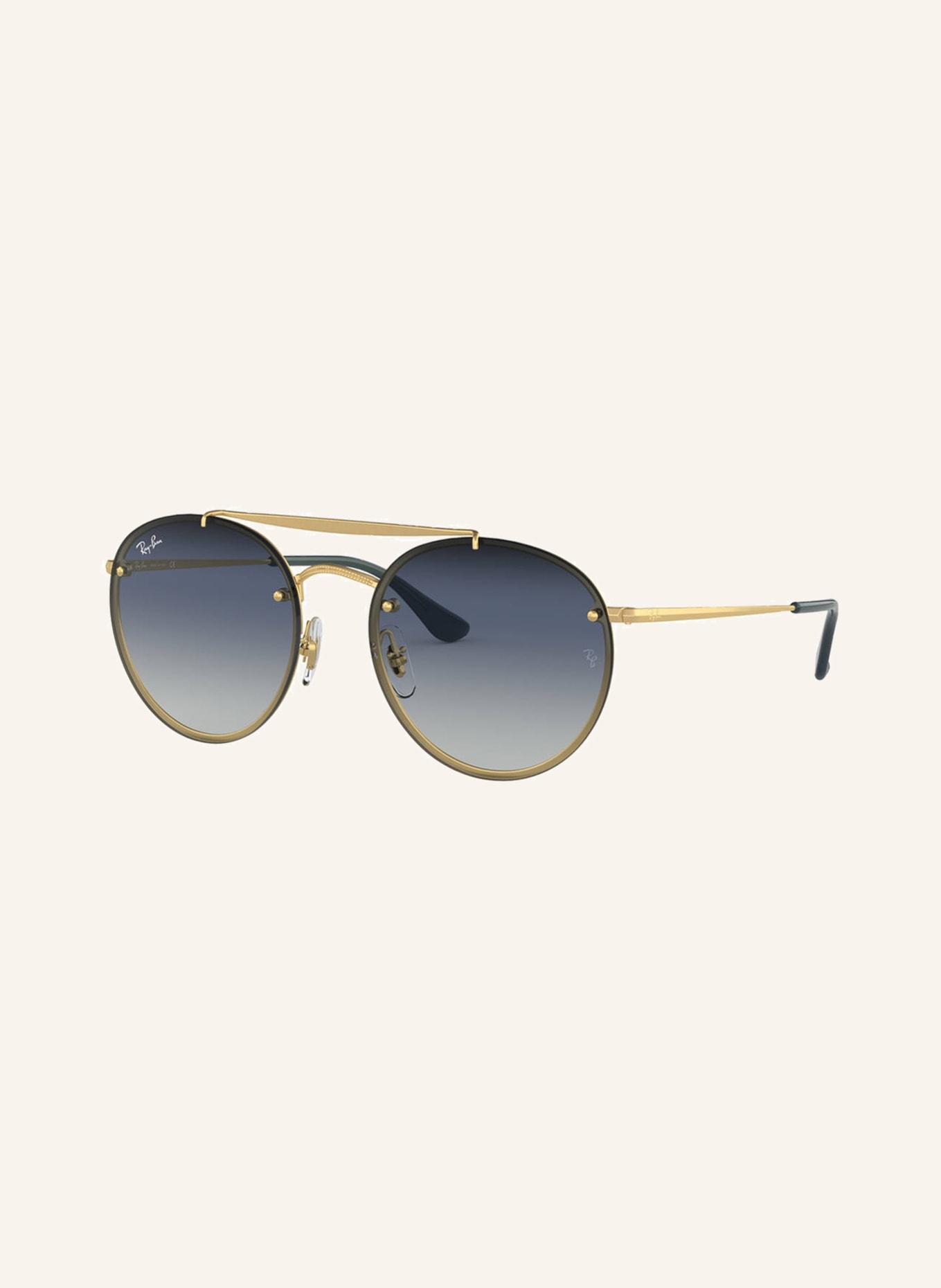 Ray-Ban Sunglasses RB3614N, Color: 91400S - GOLD/ BLUE (Image 1)