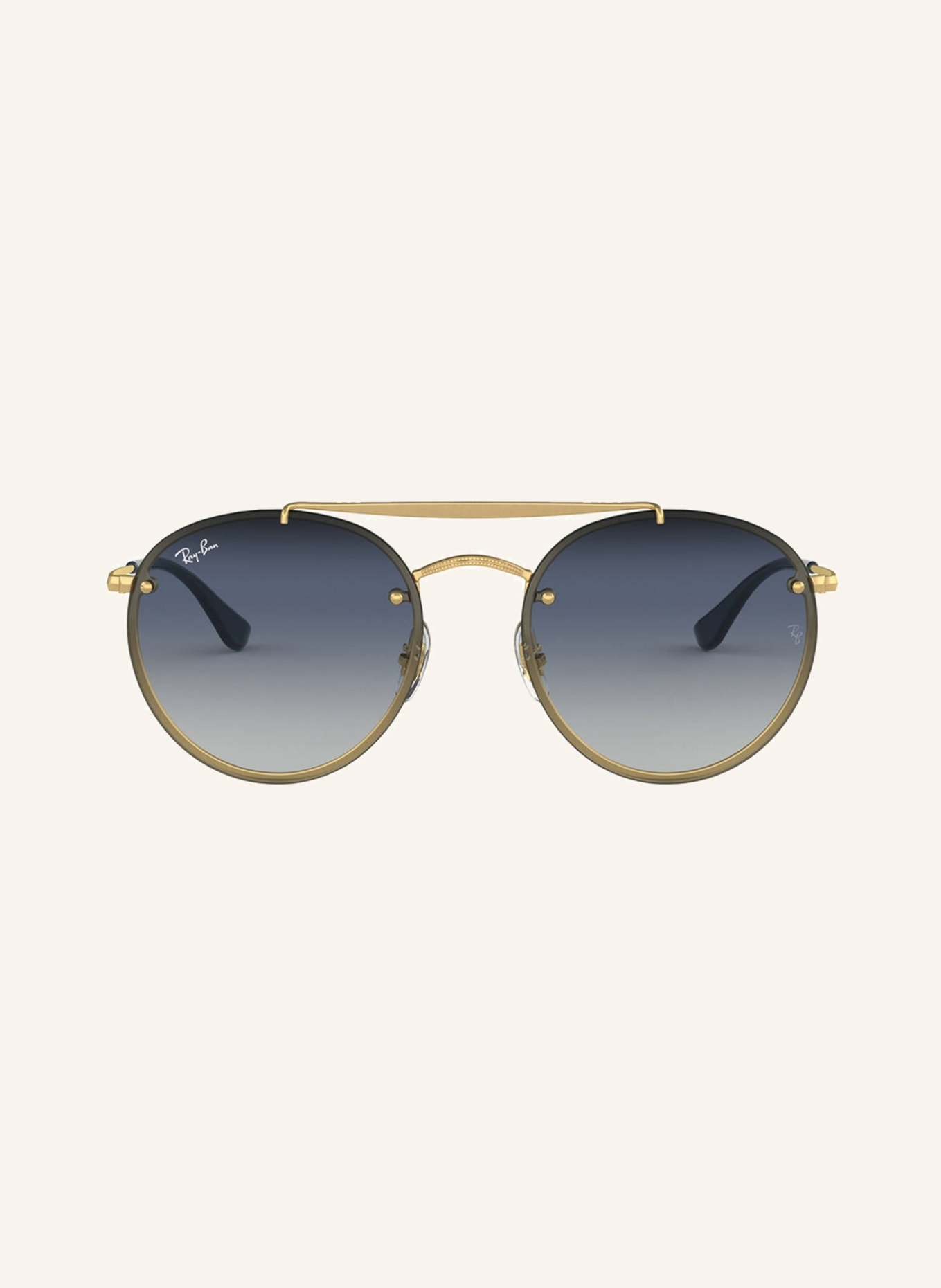 Ray-Ban Sunglasses RB3614N, Color: 91400S - GOLD/ BLUE (Image 2)