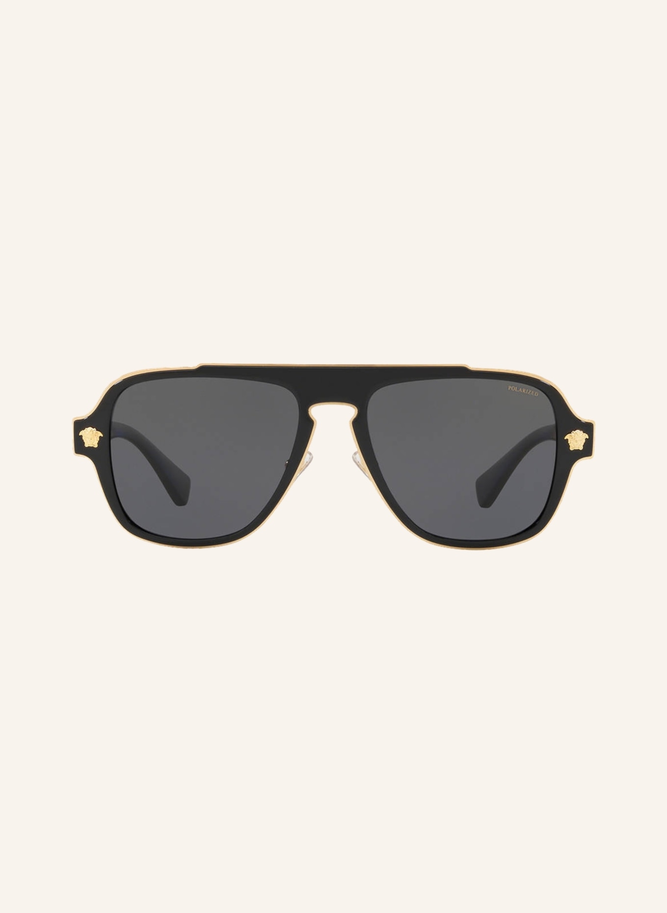 VERSACE Sunglasses VE2199, Color: 100281 - BLACK/GRAY POLARIZED (Image 2)