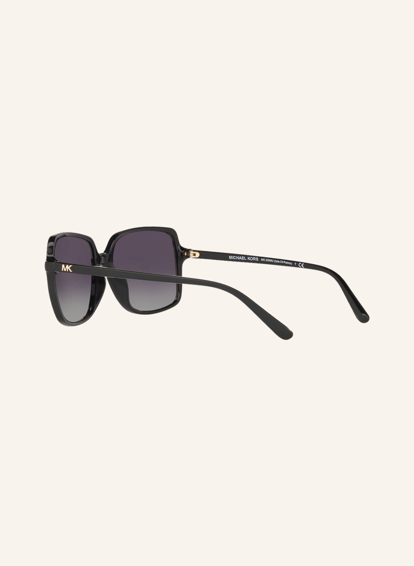 MICHAEL KORS Sunglasses MK2098U, Color: 3781T3 - BLACK/ DARK GRAY GRADIENT (Image 4)