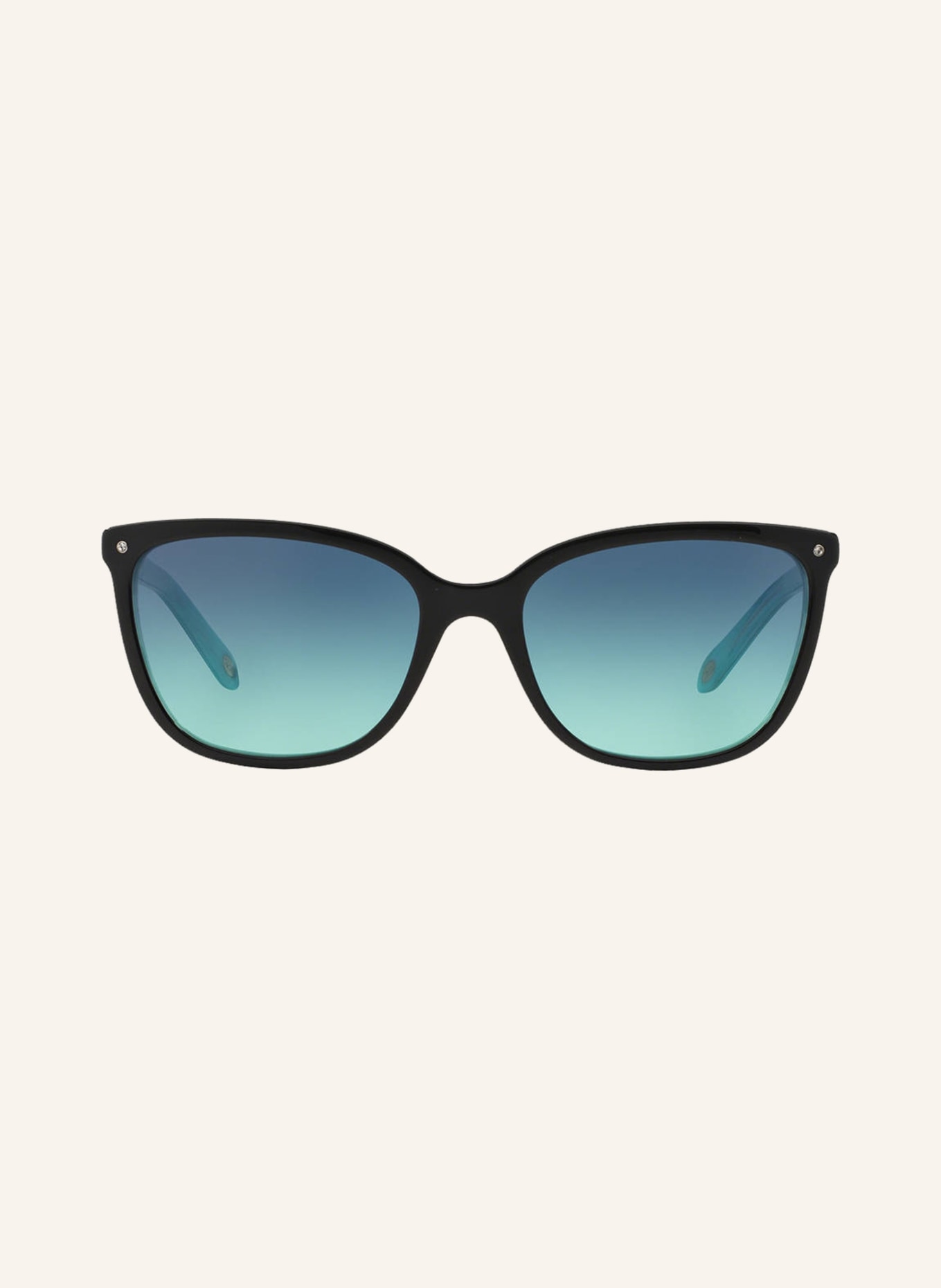 TIFFANY & Co. Sunglasses TF4105 with decorative gem trim, Color: 81939S - BLACK/BLUE GRADIENT (Image 2)