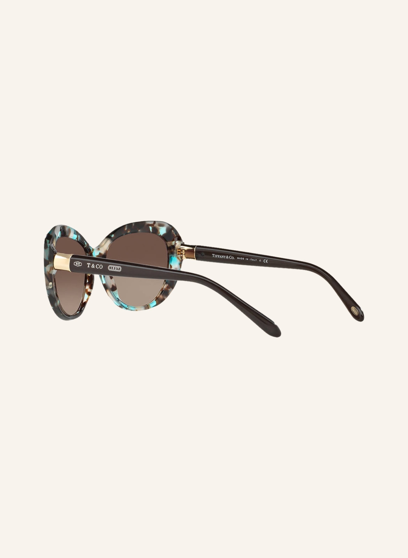TIFFANY & Co. Sunglasses TF4122, Color: 82153B - HAVANA/ BROWN GRADIENT (Image 4)