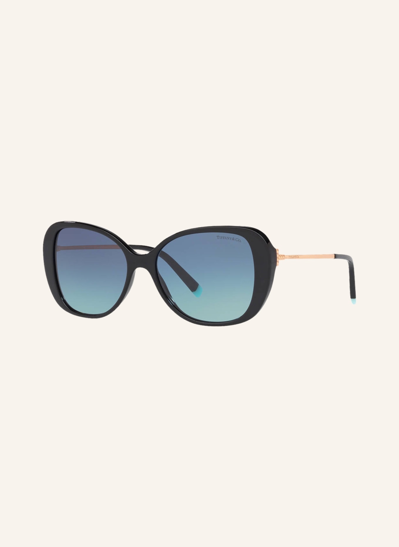 TIFFANY & Co. Sunglasses TF4156, Color: BLACK/ BLUE (Image 1)