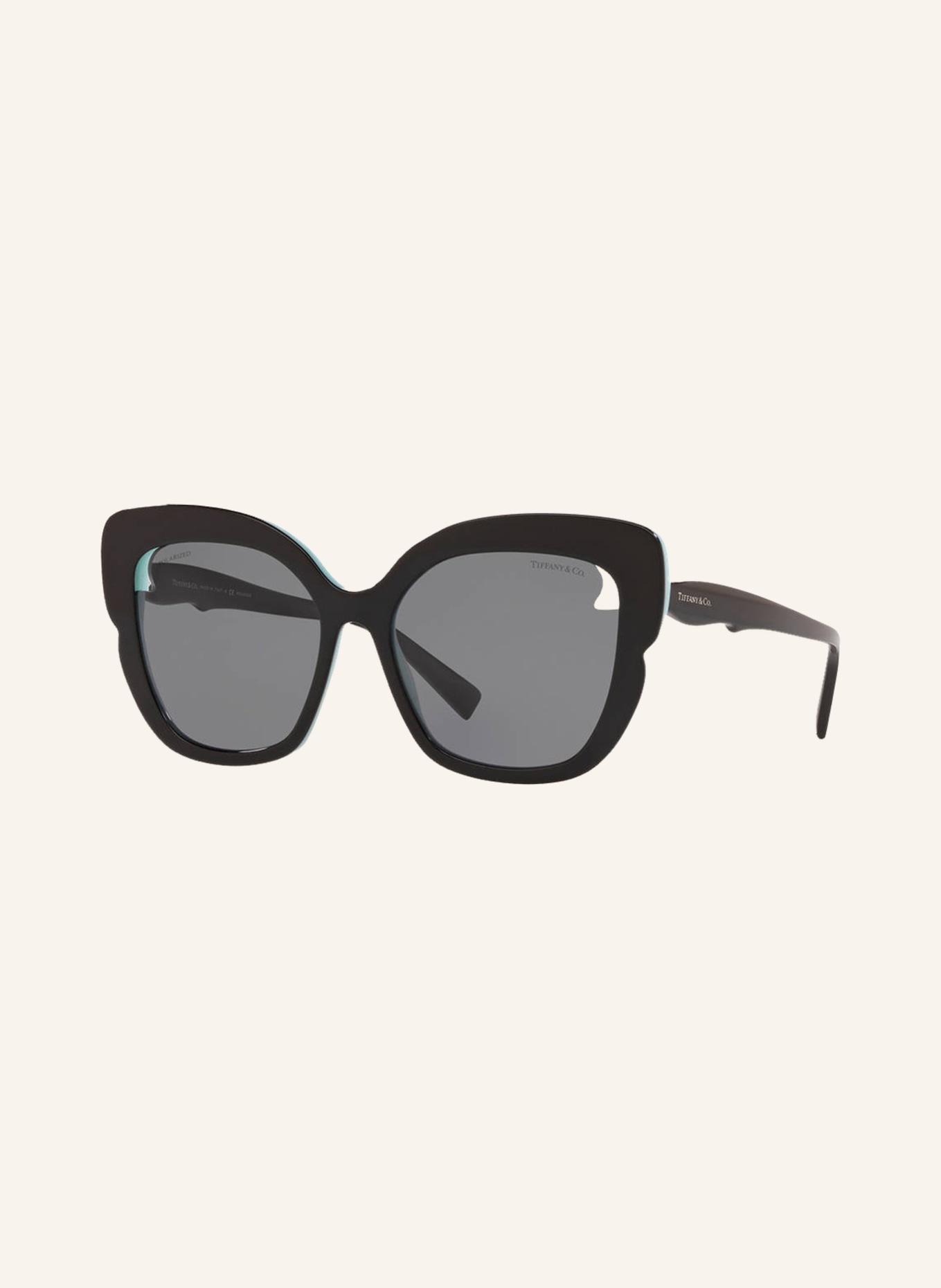 TIFFANY & Co. Sunglasses TF4161, Color: 805581 - BLACK/GRAY POLARIZED (Image 1)