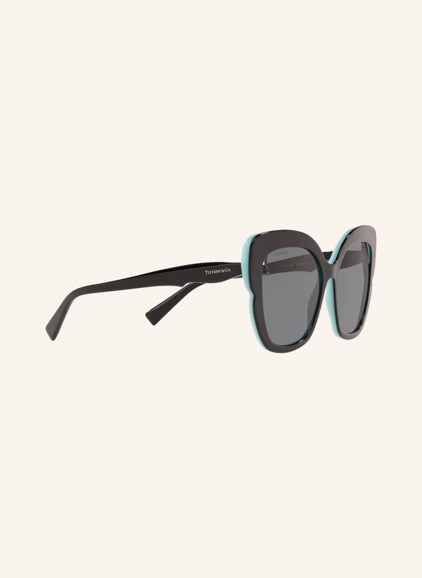 TIFFANY & Co. Sunglasses TF4161, Color: 805581 - BLACK/GRAY POLARIZED (Image 3)