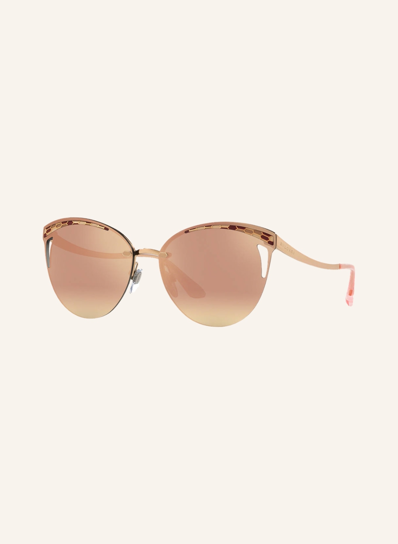BVLGARI Sunglasses BV6110, Color: 20144Z - GOLD/PINK MIRRORED (Image 1)