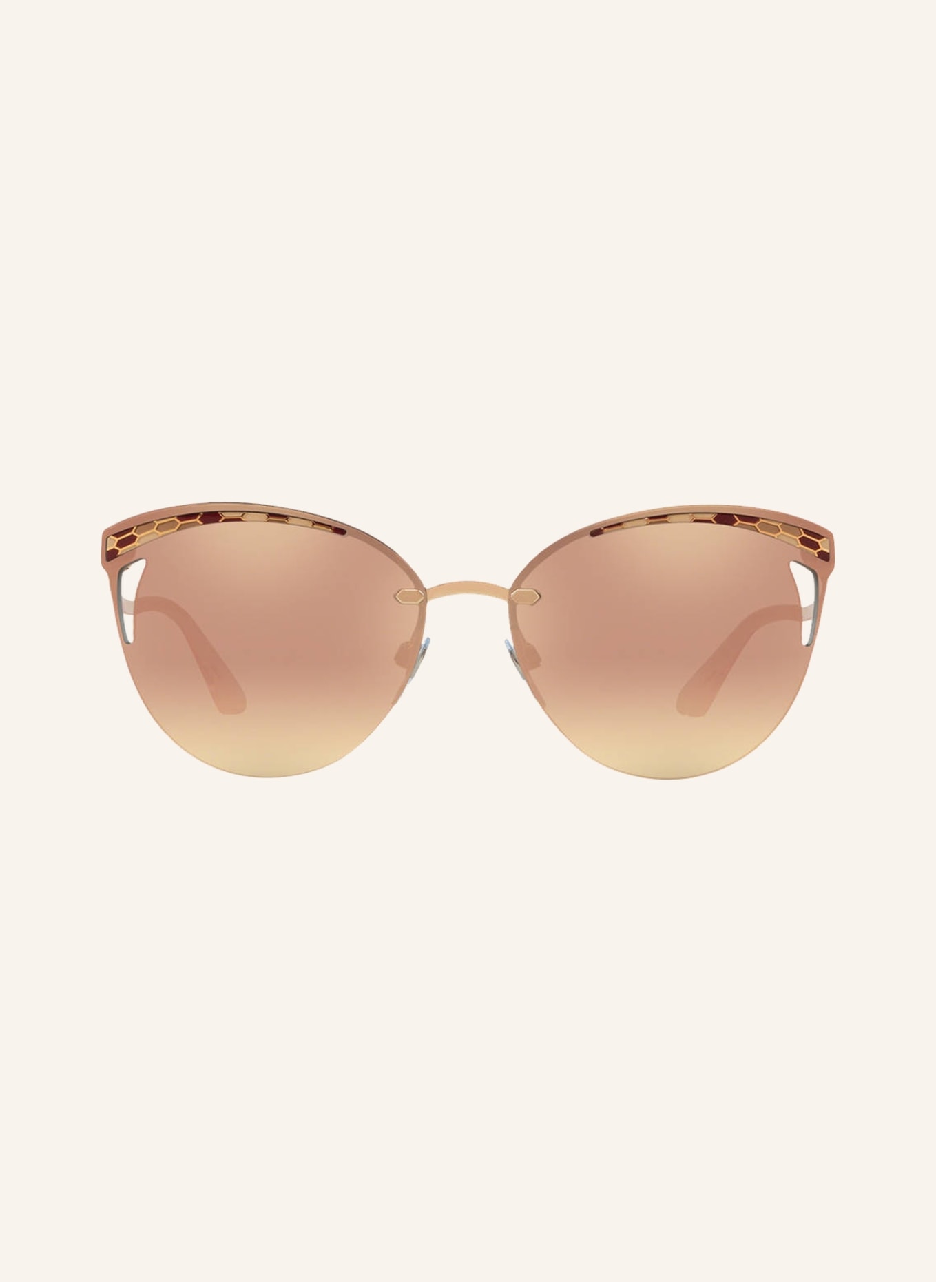 BVLGARI Sunglasses BV6110, Color: 20144Z - GOLD/PINK MIRRORED (Image 2)