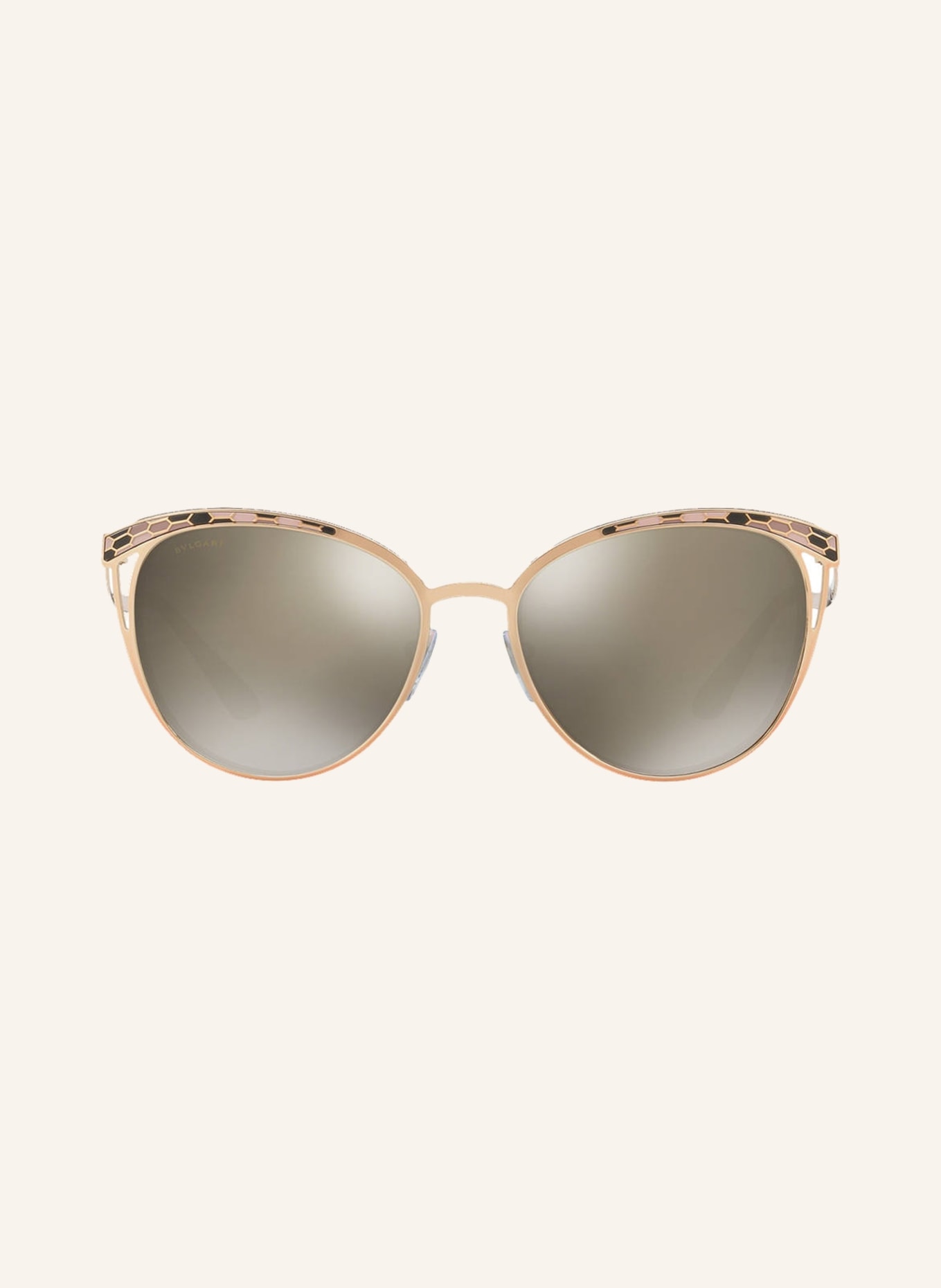 BVLGARI Sunglasses BV 6083, Color: 20145A - GOLD/LIGHT BROWN MIRRORED (Image 2)