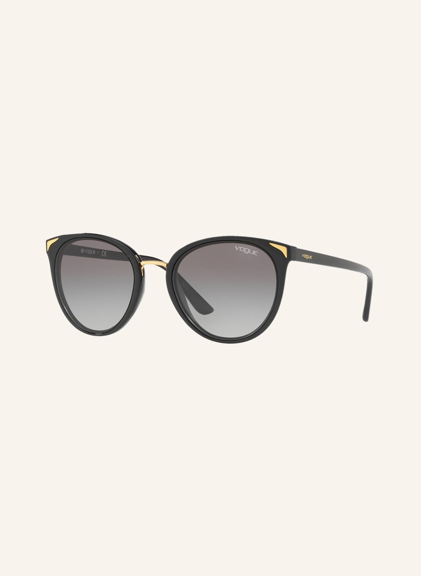 VOGUE Sunglasses VO5230S, Color: BLACK/ GRAY GRADIENT (Image 1)