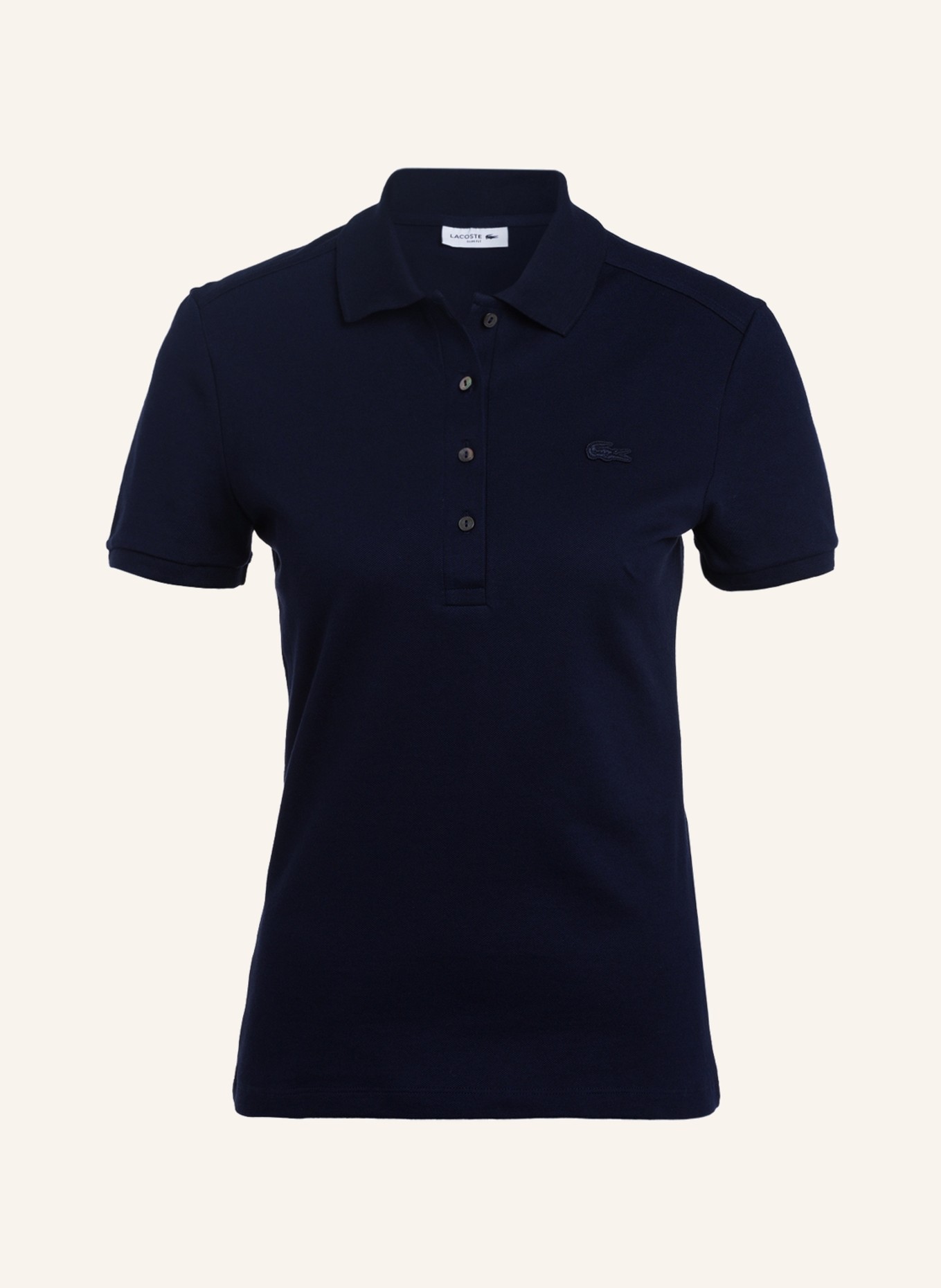 LACOSTE Piqué-Poloshirt Slim Fit, Farbe: NAVY (Bild 1)