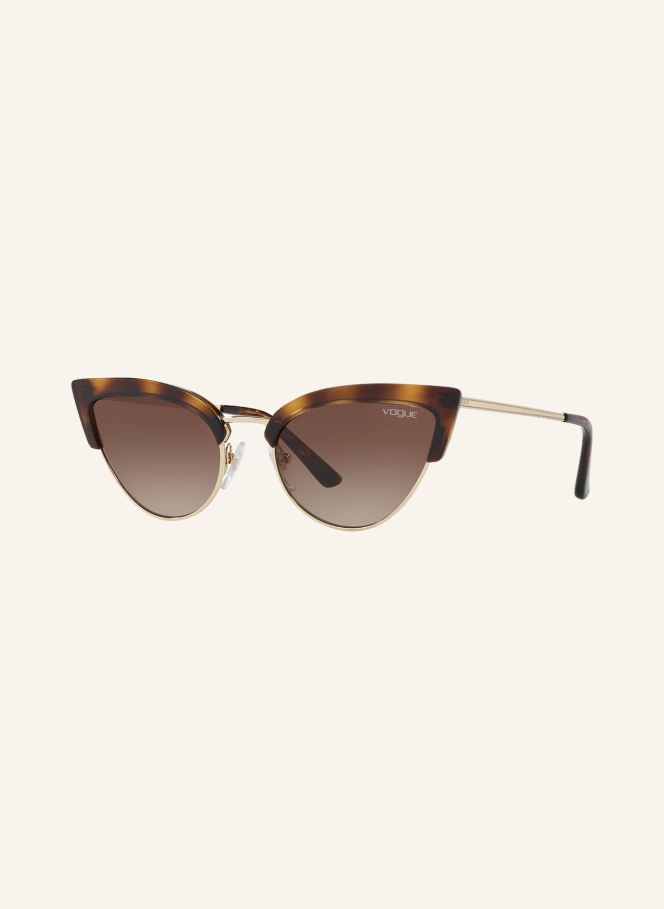 VOGUE Sunglasses 0VO5212S, Color: W65613 HAVANA/ BROWN GRADIENT (Image 1)