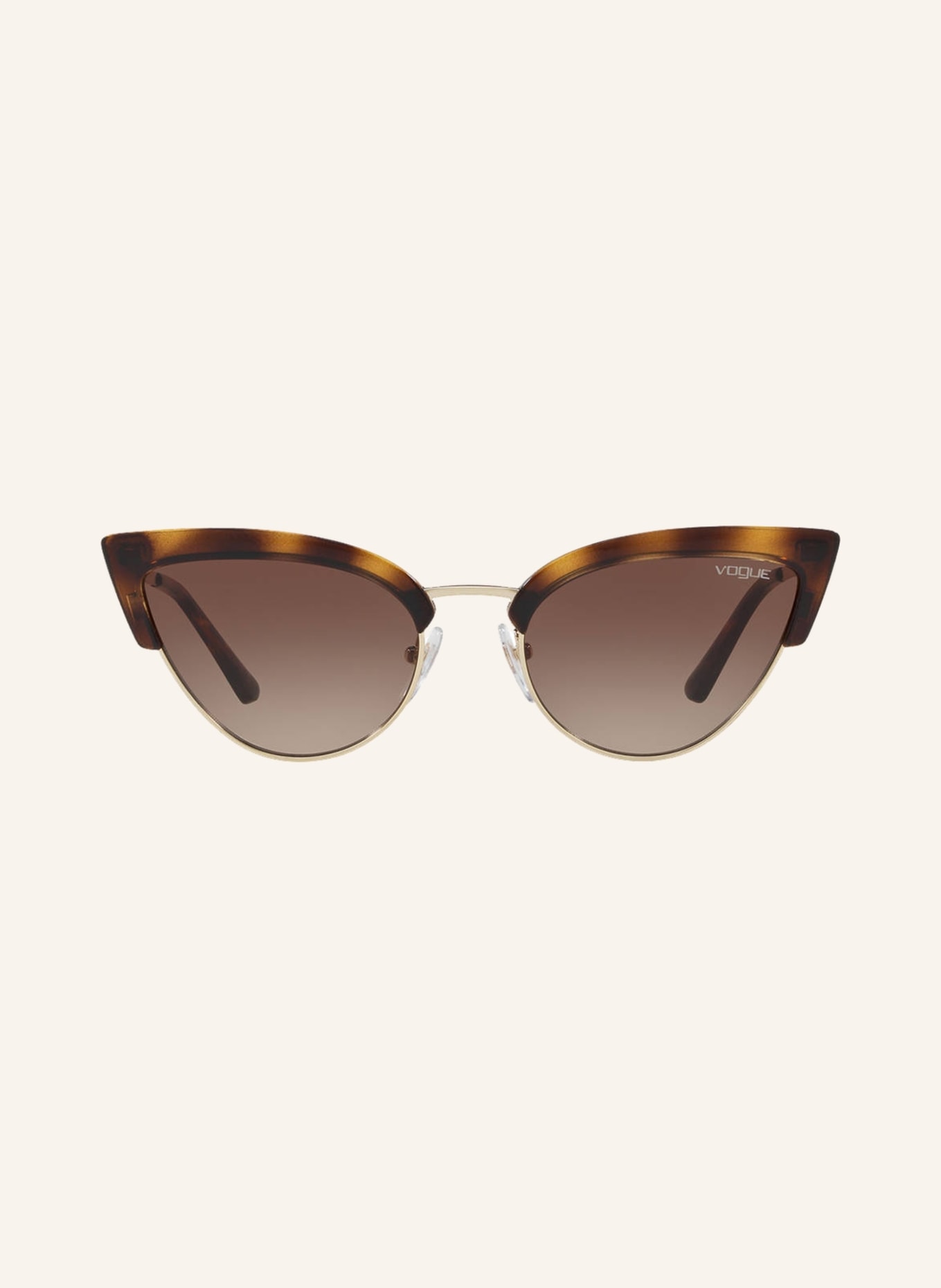 VOGUE Sunglasses 0VO5212S, Color: W65613 HAVANA/ BROWN GRADIENT (Image 2)