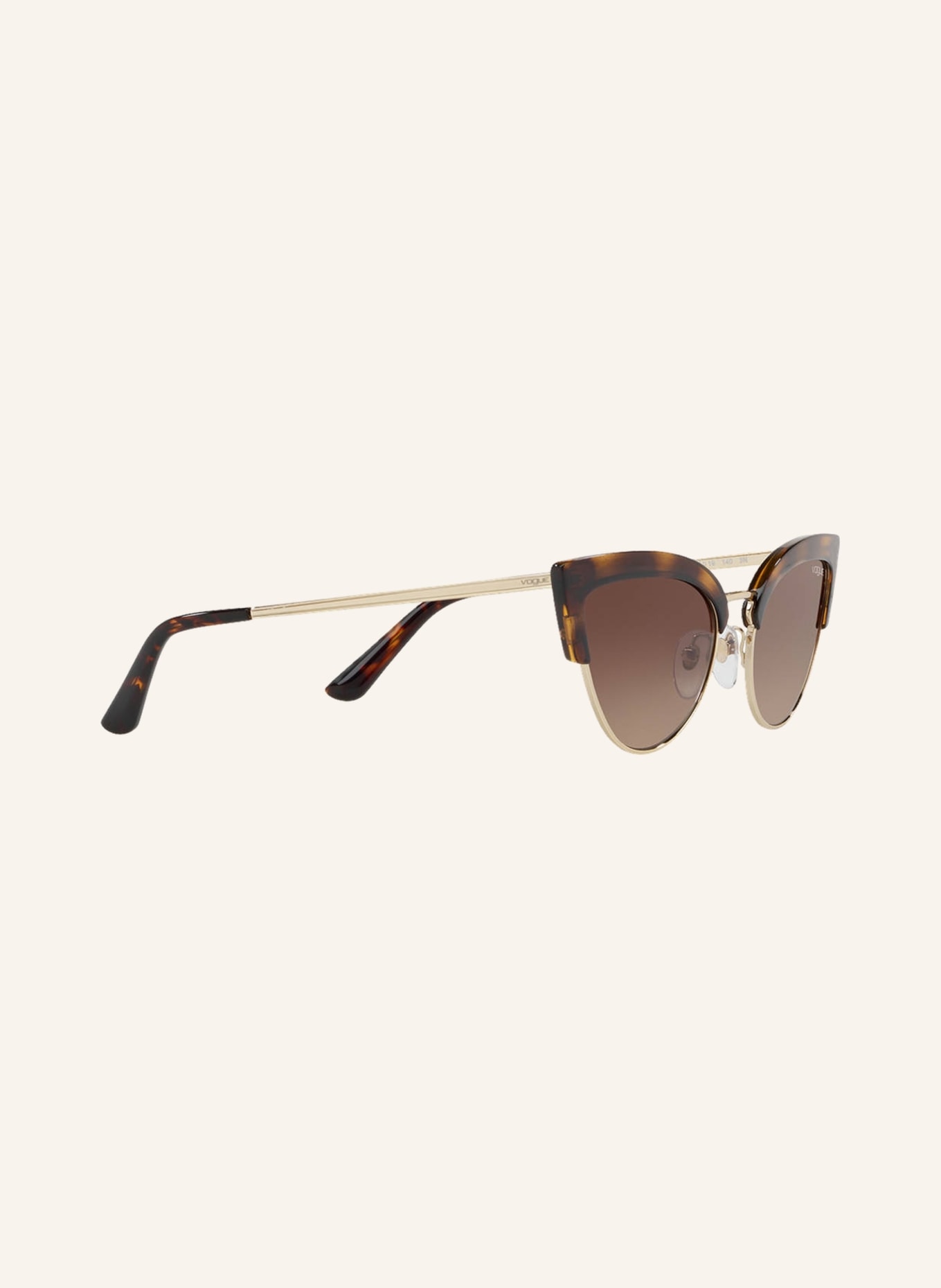 VOGUE Sunglasses 0VO5212S, Color: W65613 HAVANA/ BROWN GRADIENT (Image 3)