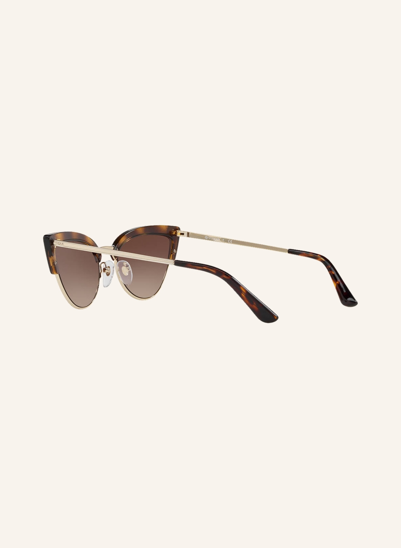 VOGUE Sunglasses 0VO5212S, Color: W65613 HAVANA/ BROWN GRADIENT (Image 4)