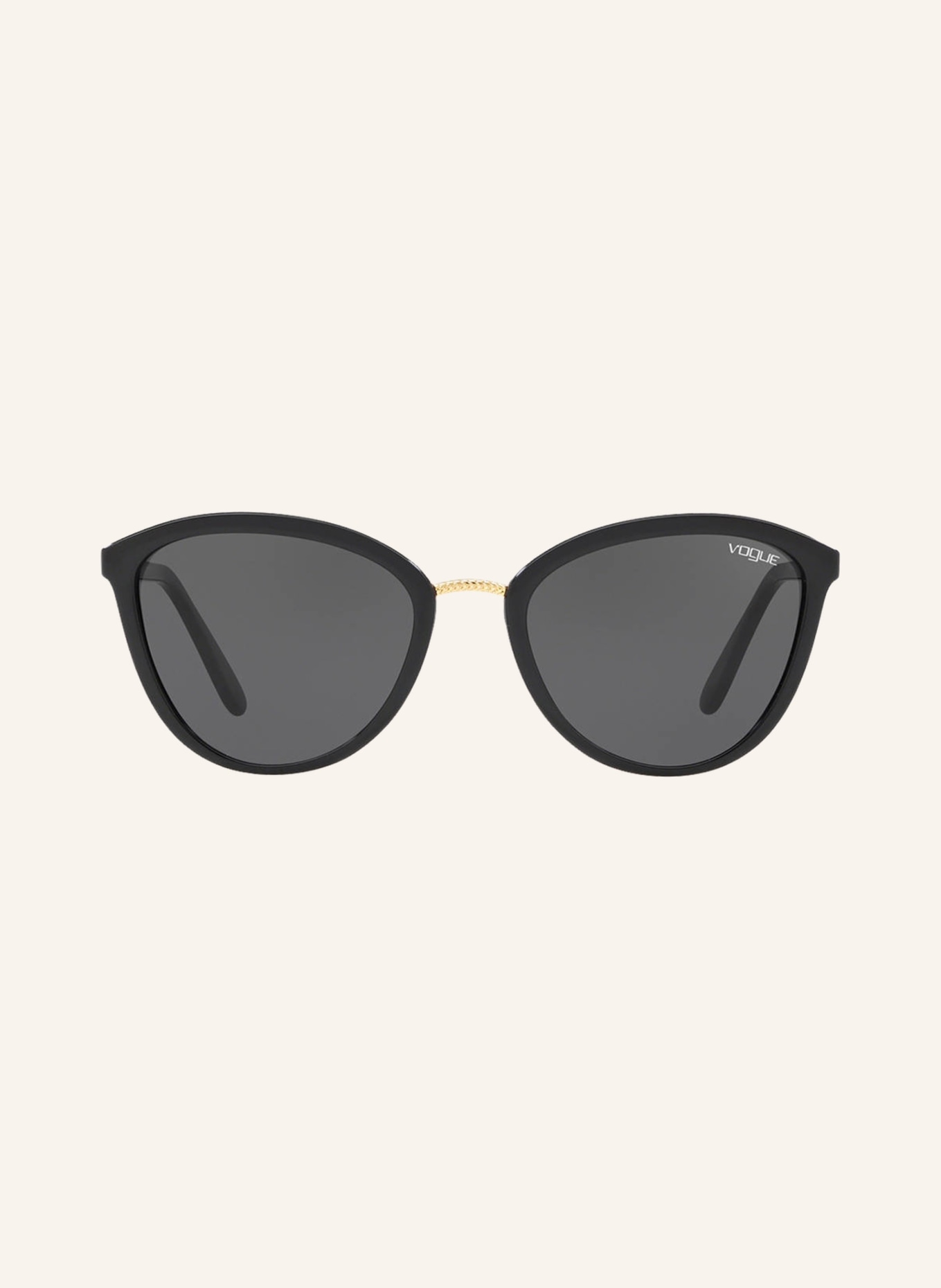 VOGUE Sunglasses 0VO5270S, Color: W44/87 BLACK/GOLD/GRAY (Image 2)