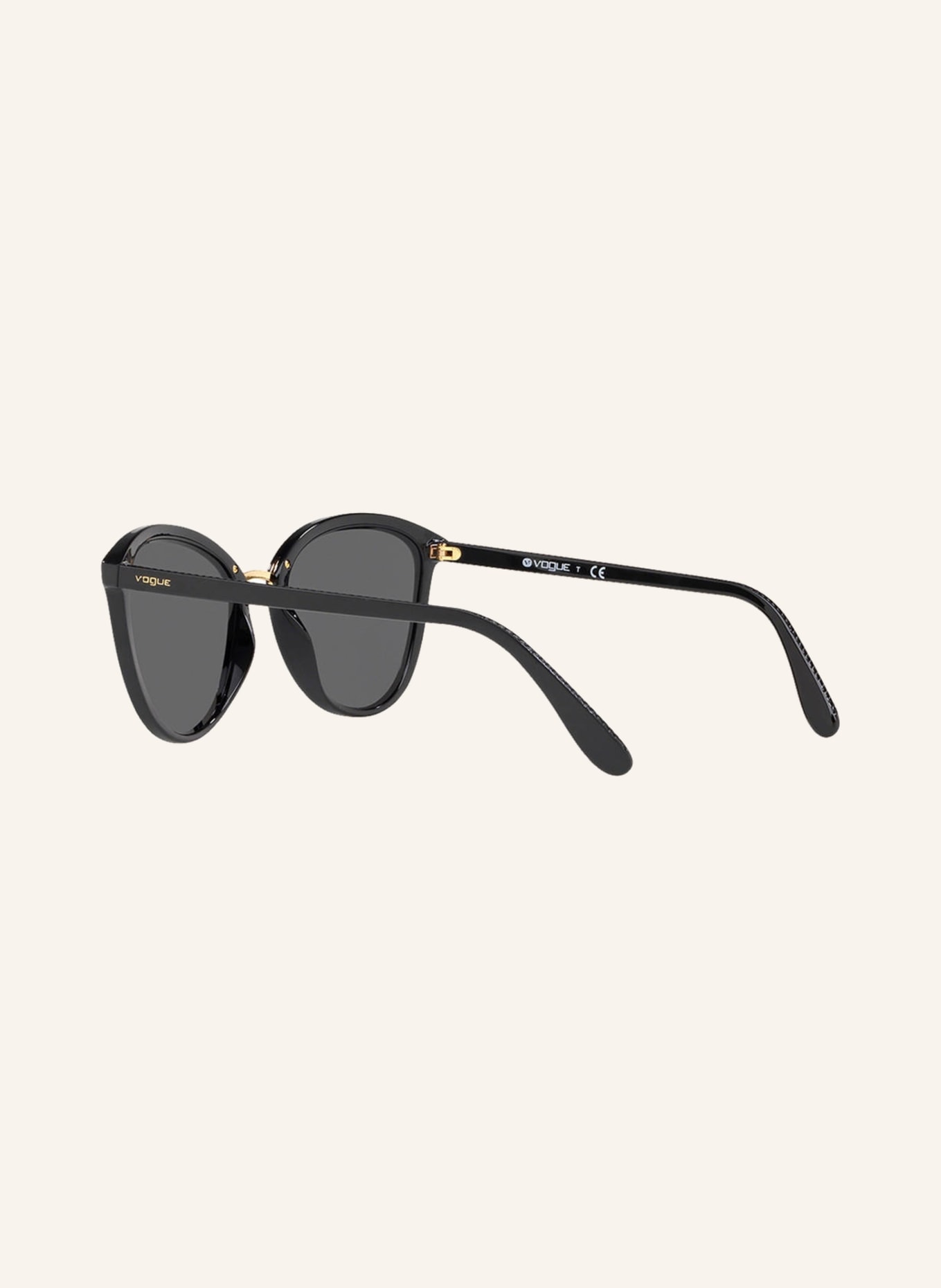 VOGUE Sunglasses 0VO5270S, Color: W44/87 BLACK/GOLD/GRAY (Image 4)